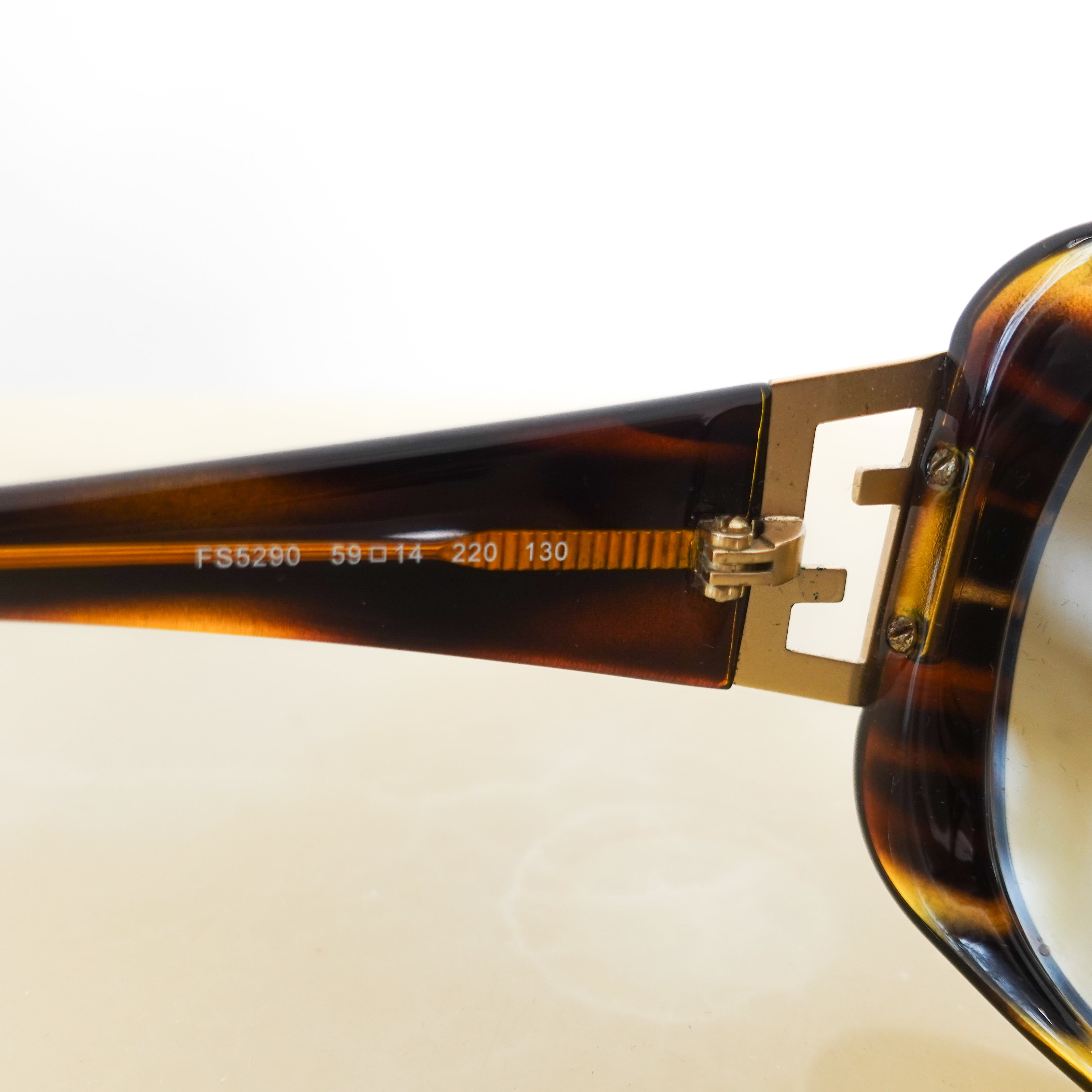 Brown tortoiseshell glasses RRP £290