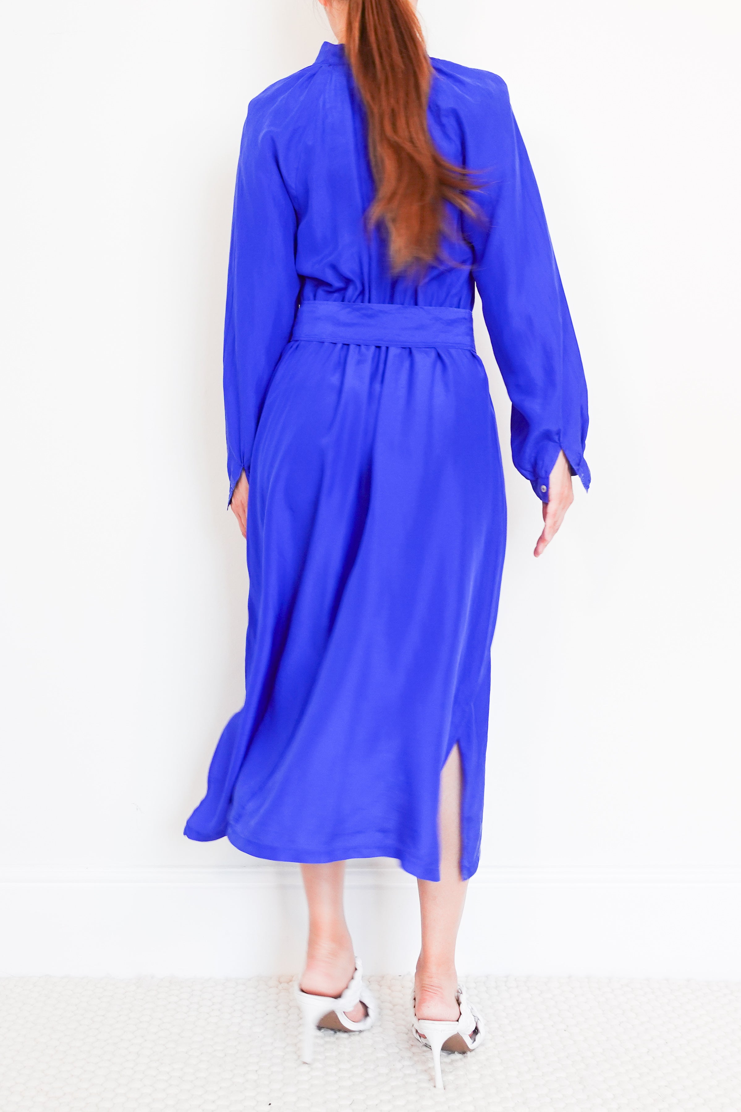 Silk blue dress RRP £700