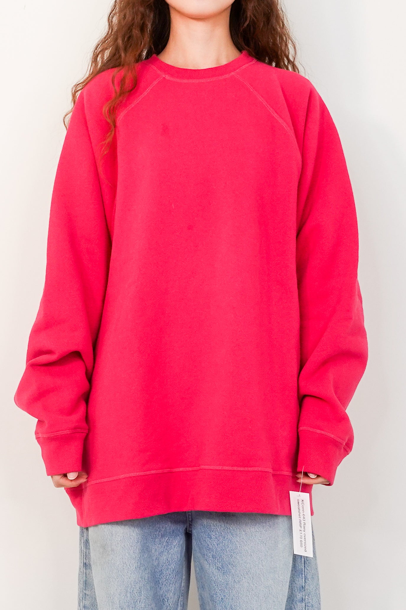 Pink cotton sweatshirt RRP £170