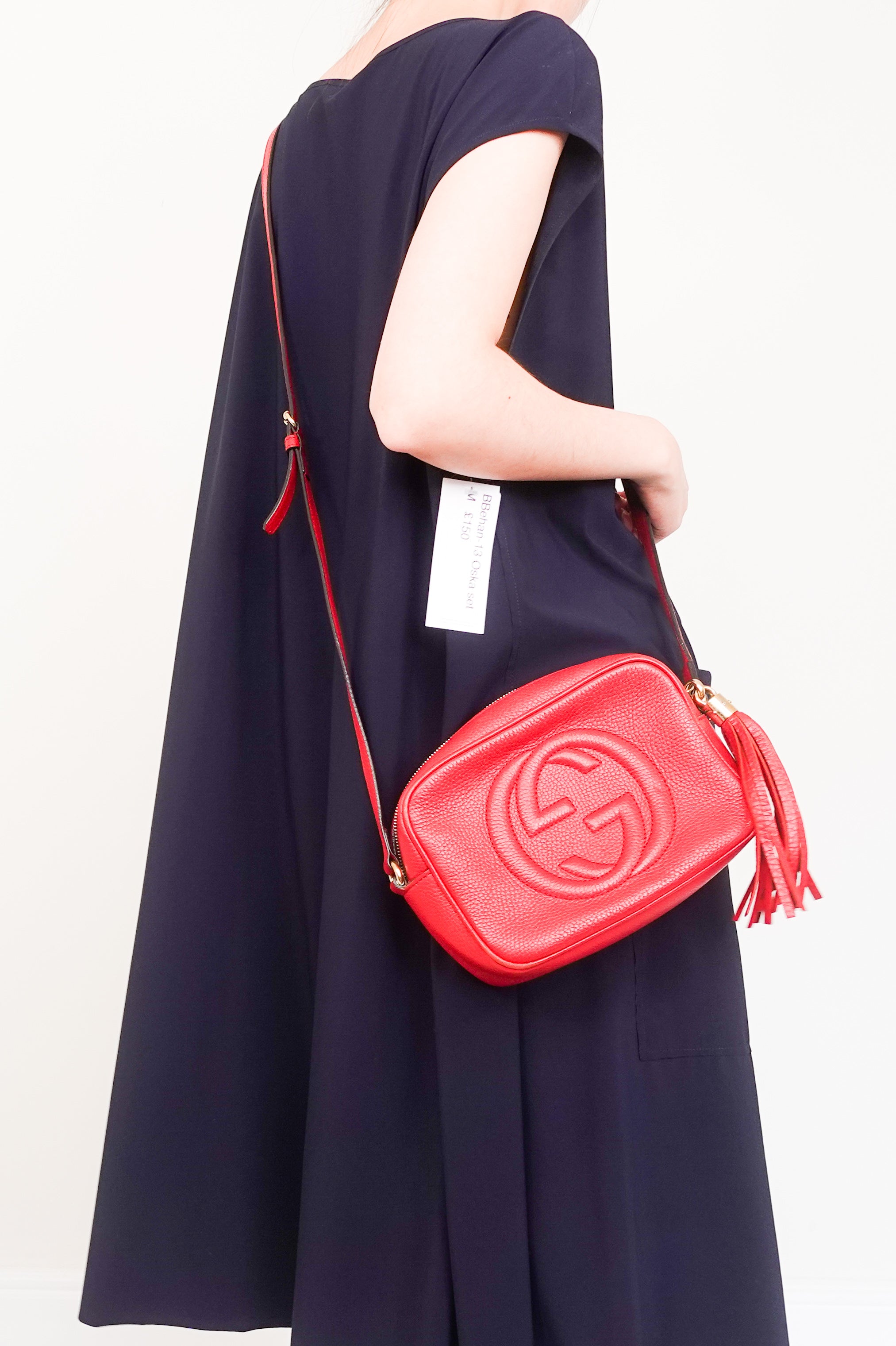 soho disco crossbody bag in red