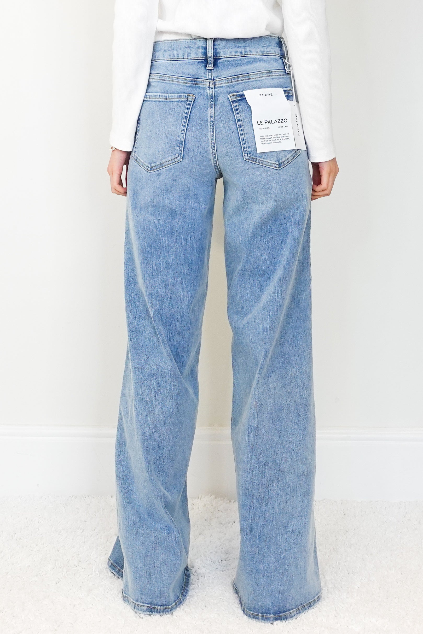 New le palazzo wide lea au natural wide leg jeans RRP £220