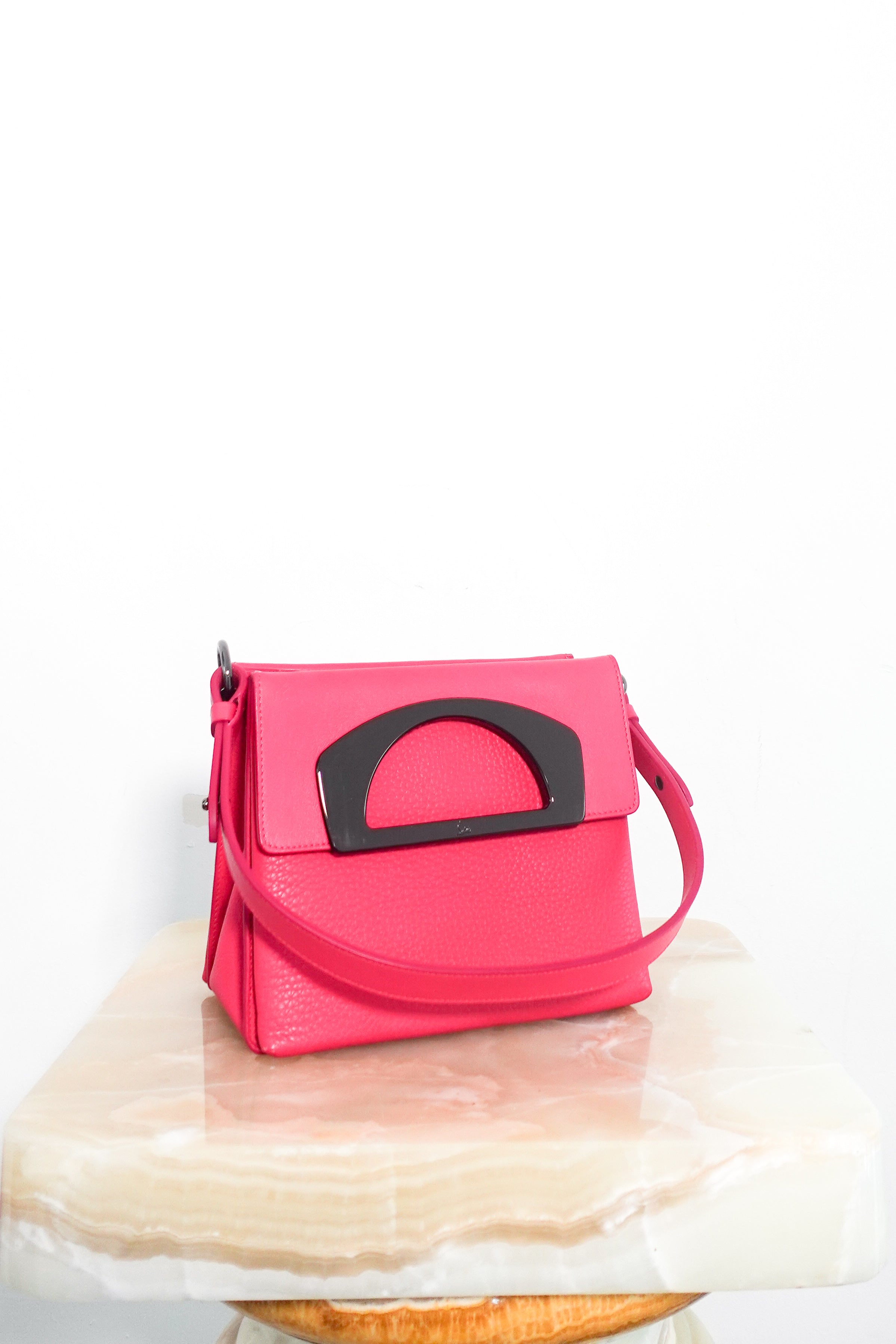 Passage pink leather bag RRP £650