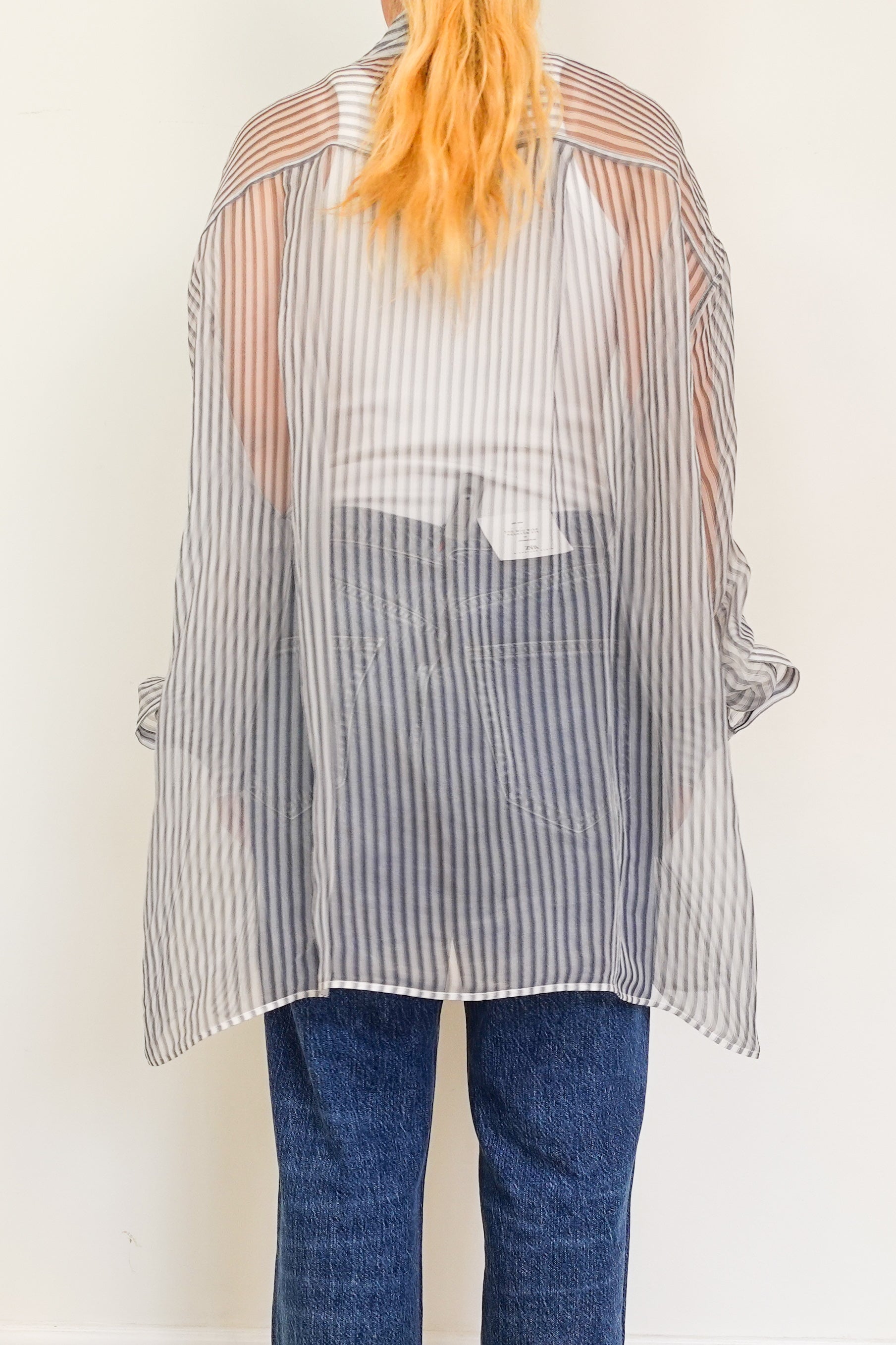 Mesh Striped shirt RRP £150.00