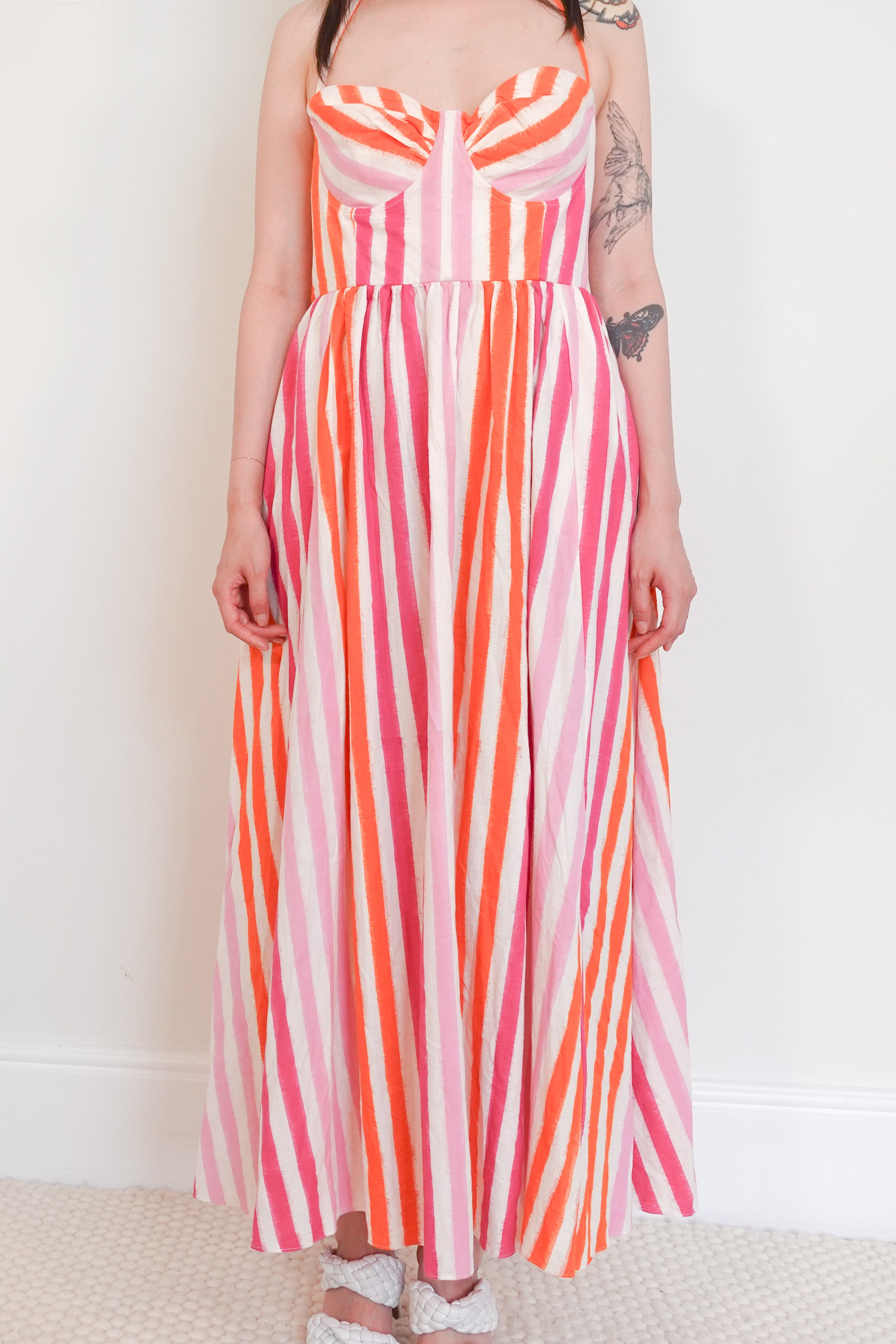 Positano maxi dress L RRP £390