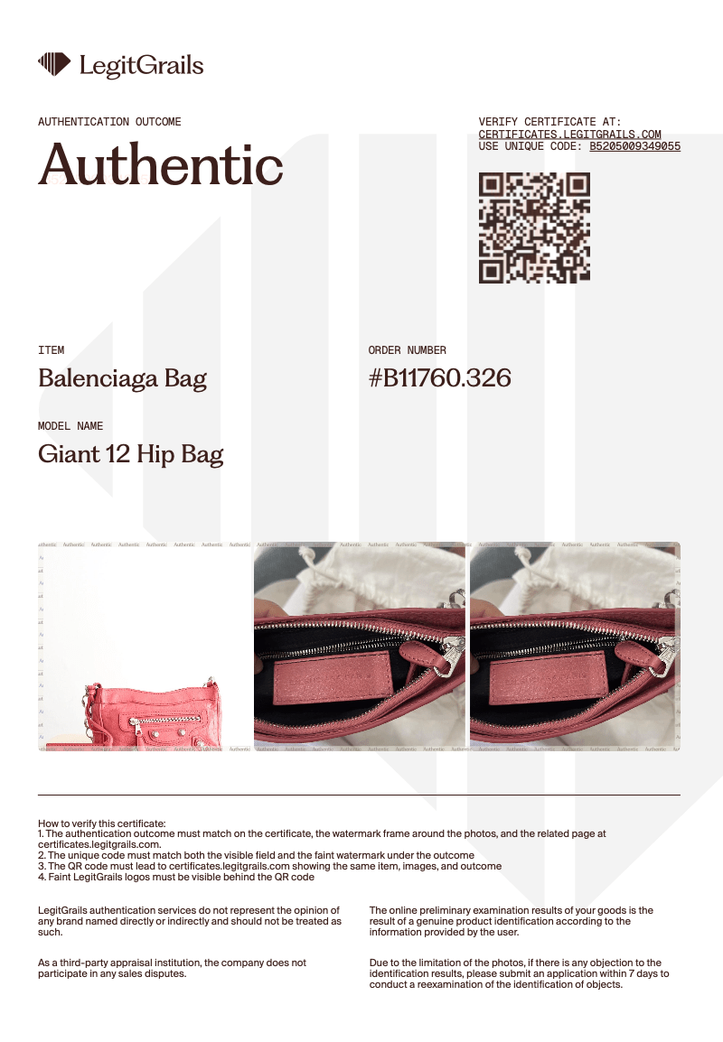 Balenciaga Rose Bonbon Agneau Giant 12 Hip Bag (RRP £1950) | Authentic Preloved - Reloved Again