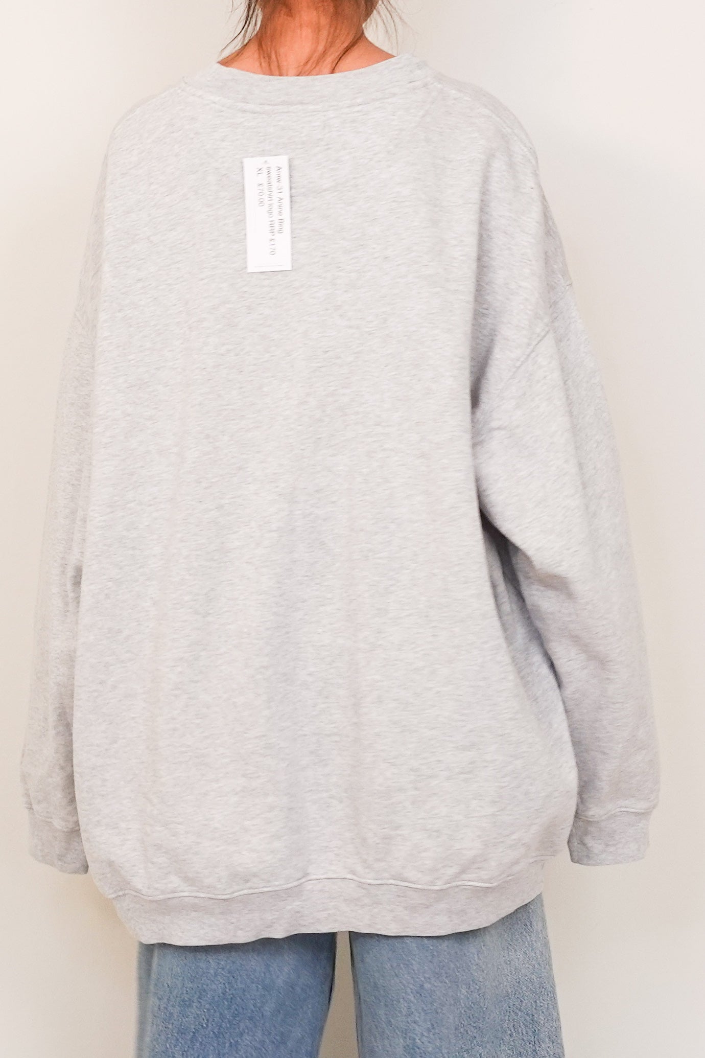 Grey logo sweatshirt RRP £170