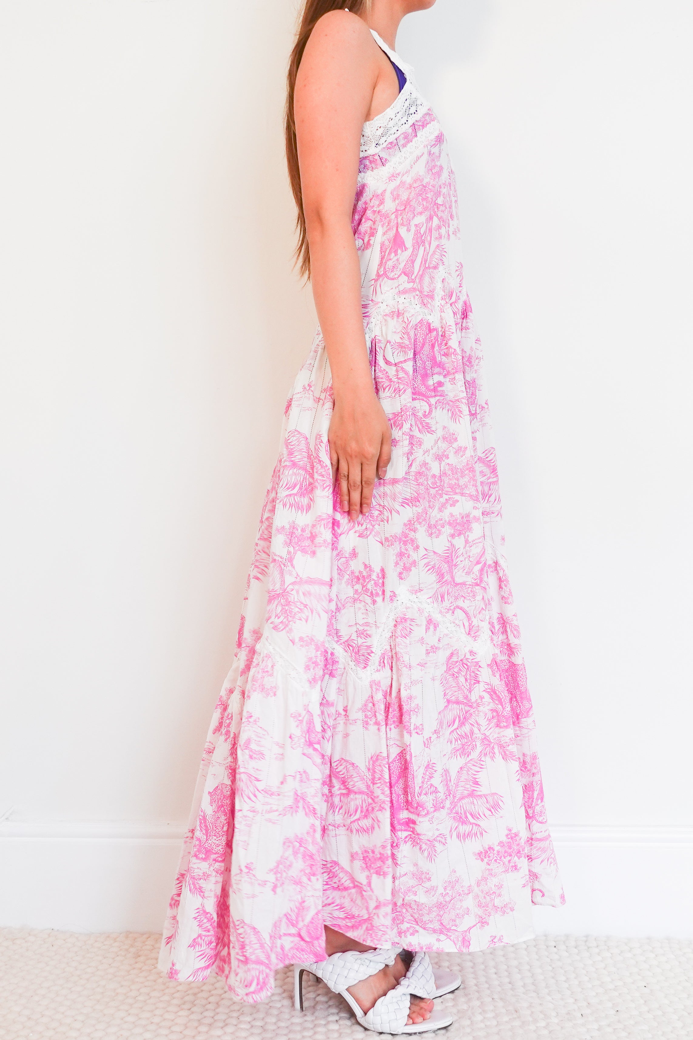 Recloud toile de jouy maxi dress RRP £600