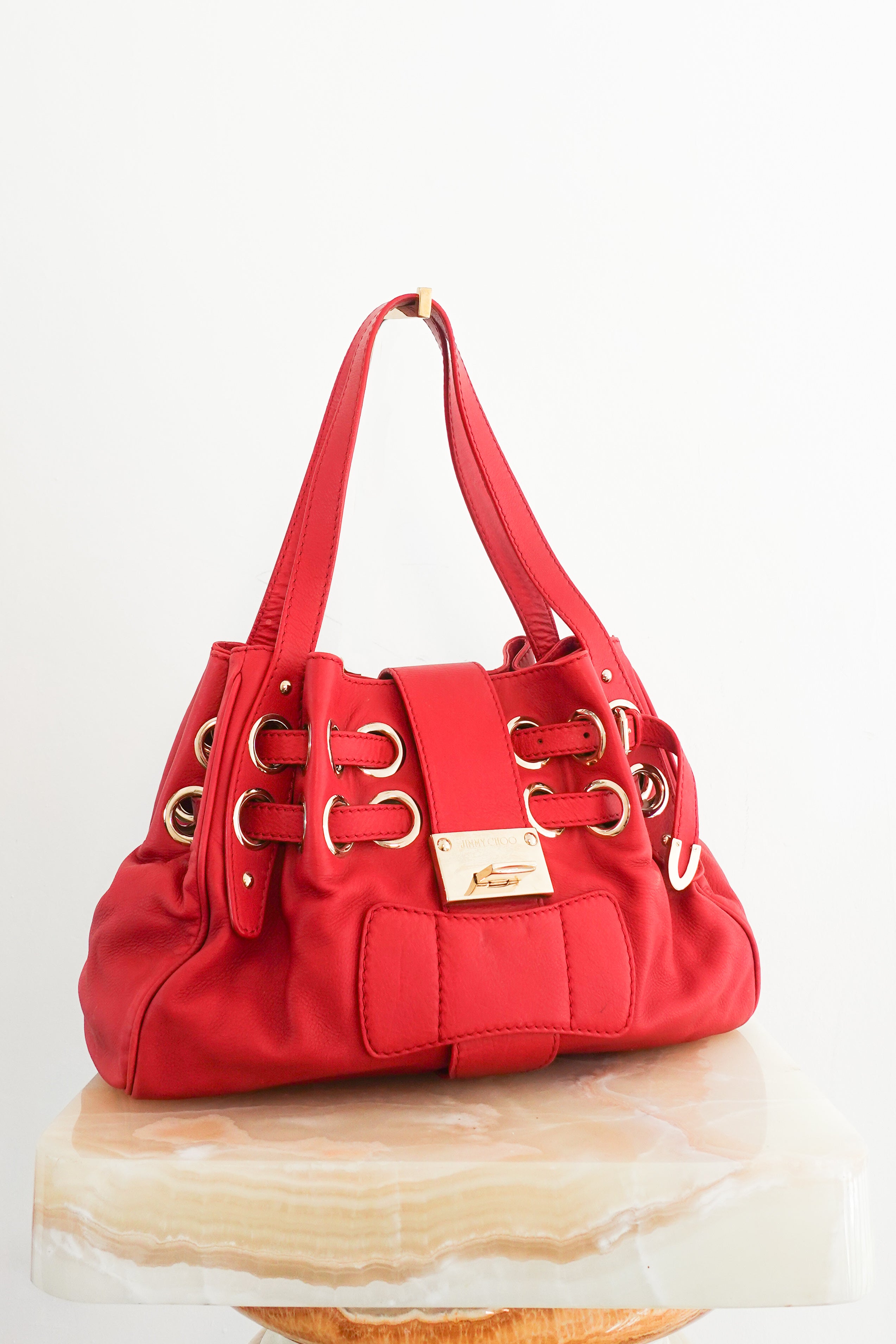 Red ramona shoulder bag