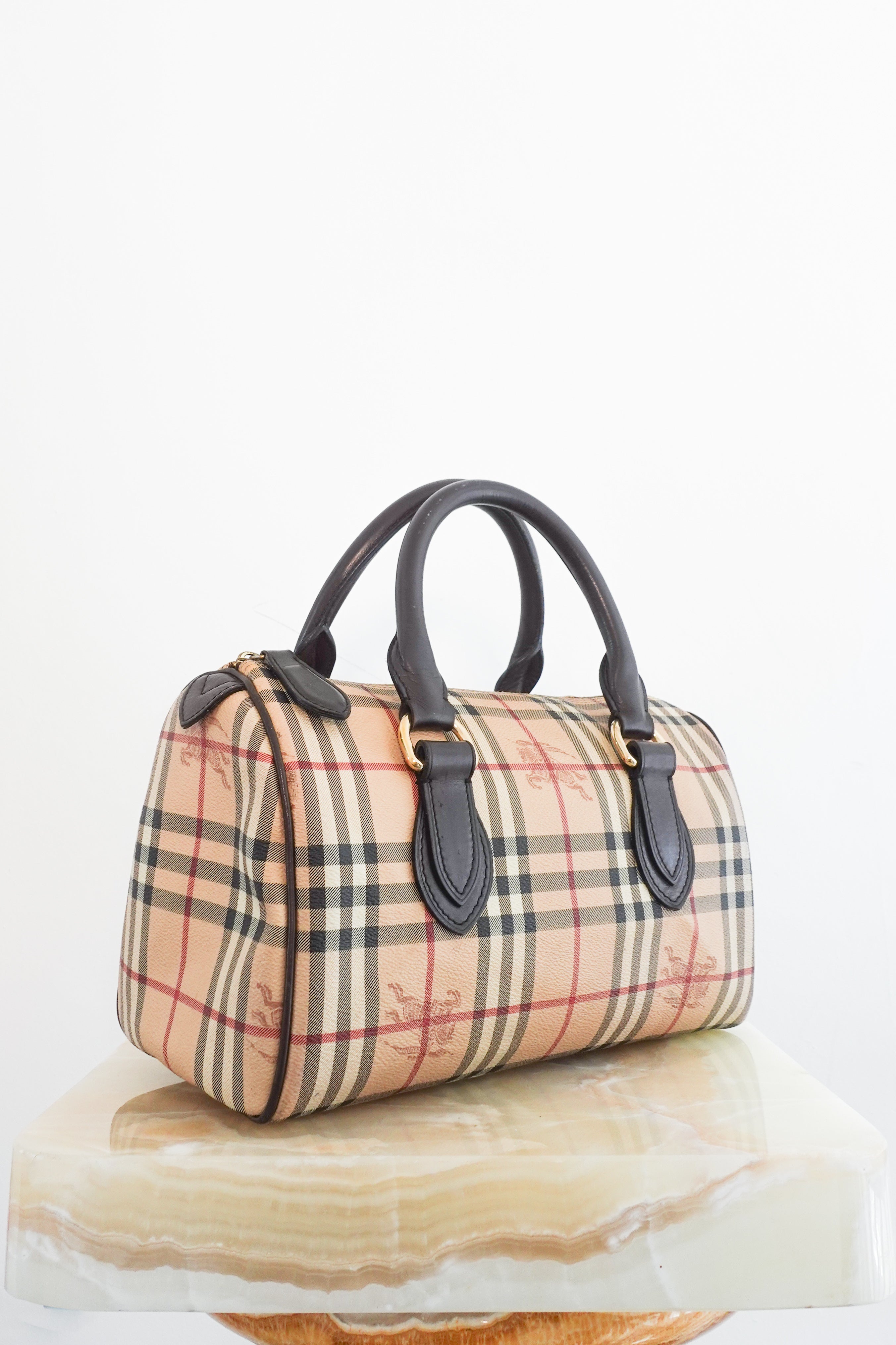 Bowling bag in heritage check RRP £1k