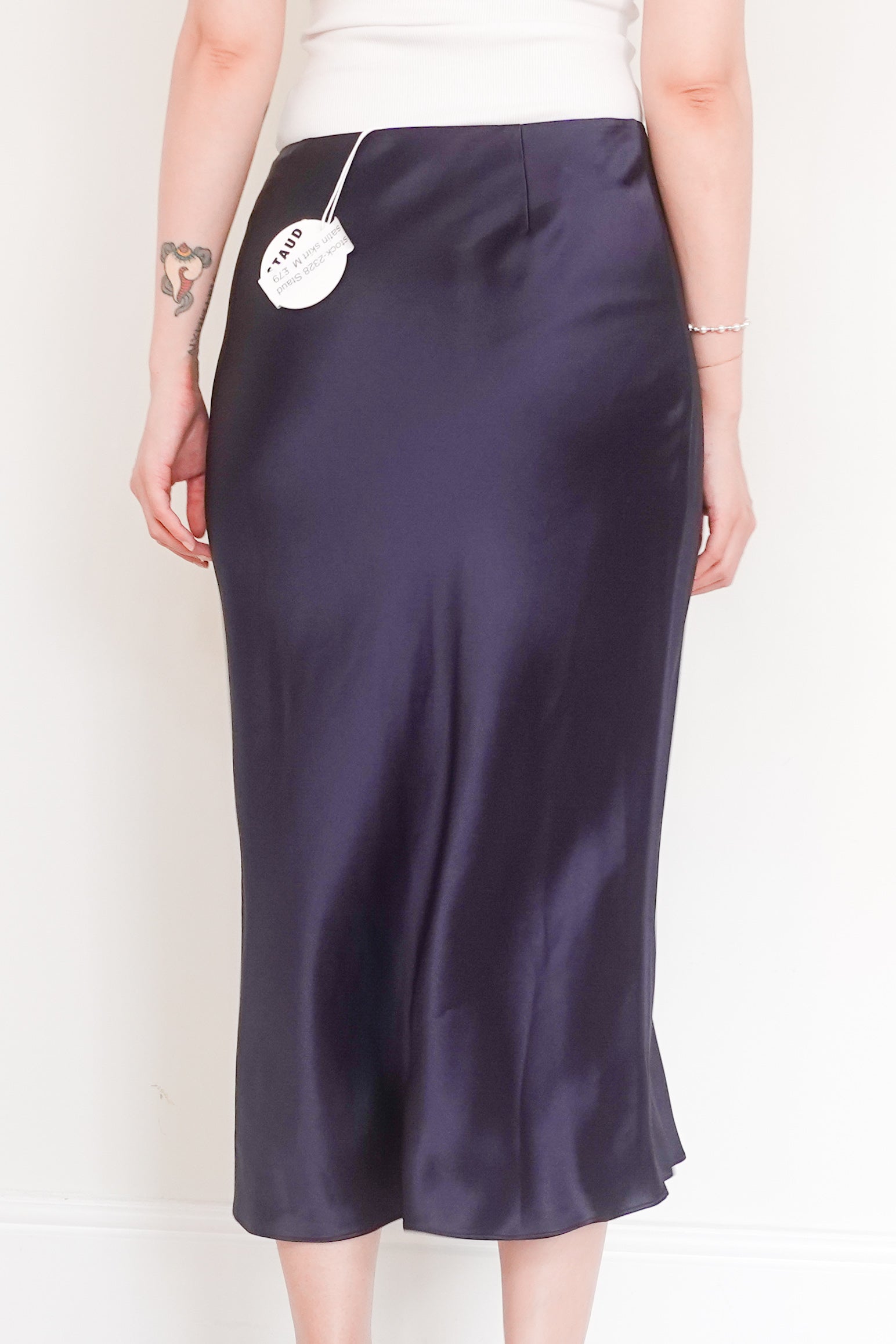 Satin midi skirt RRP £190