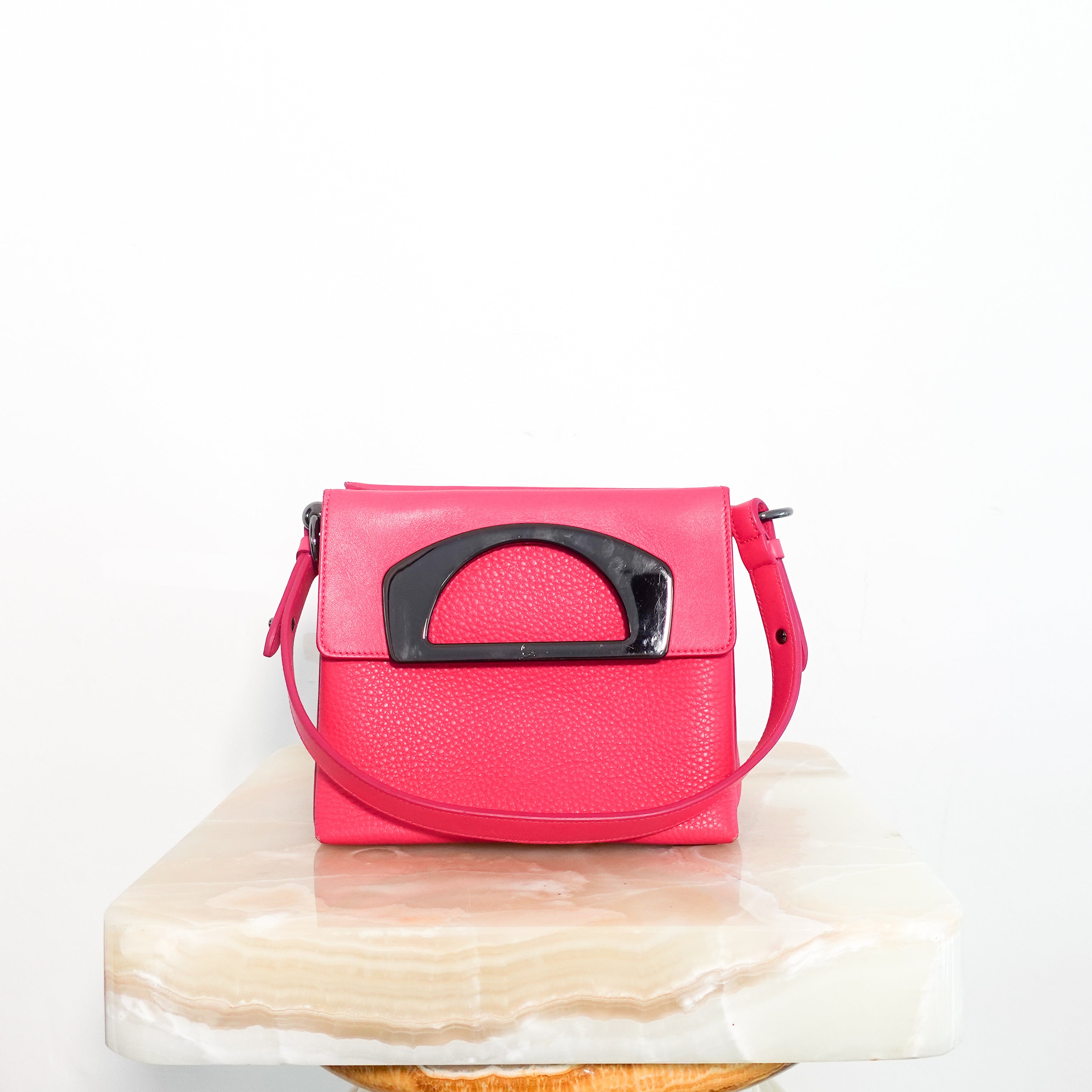 Passage pink leather bag RRP £650