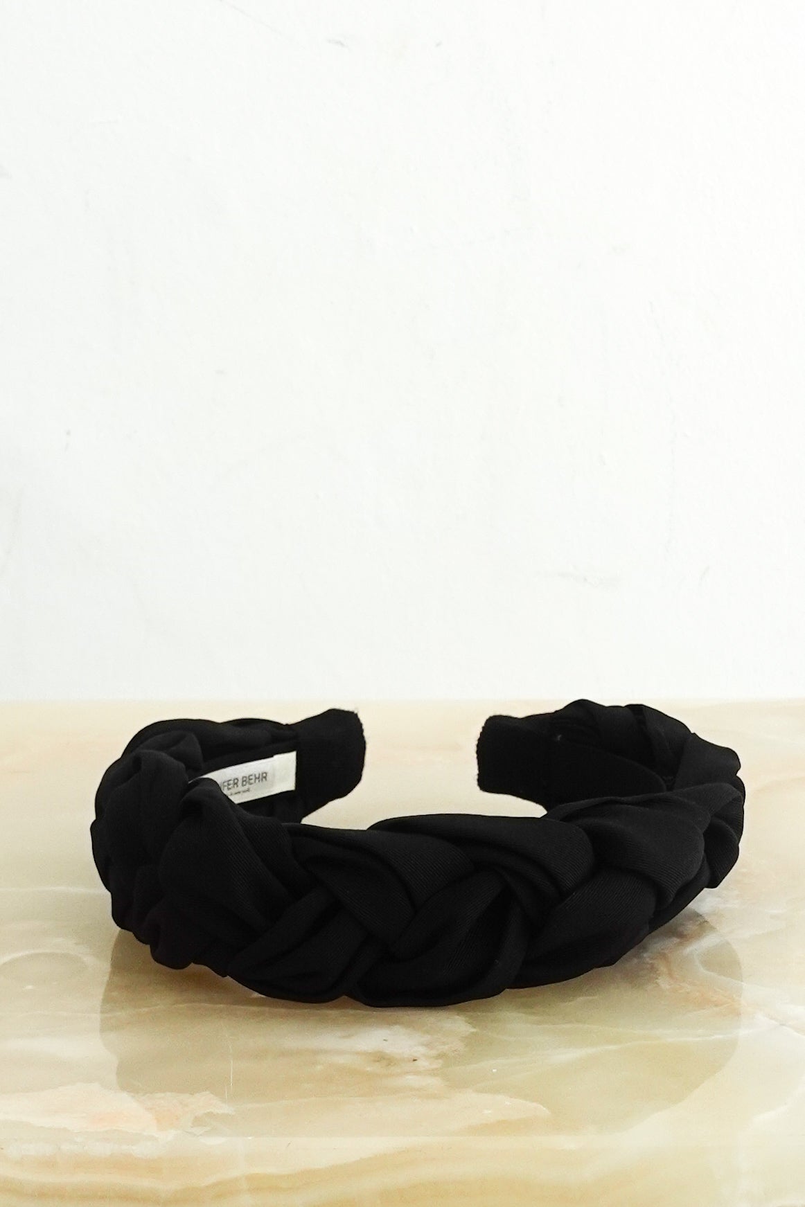 Black woven headband RRP £300