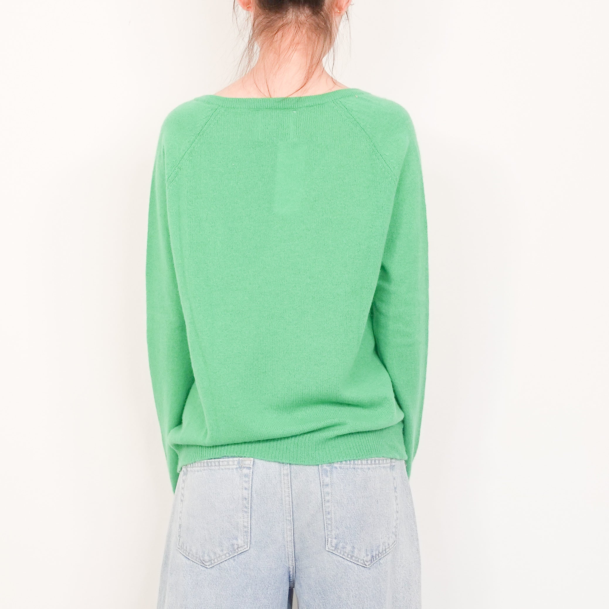 Green cashmere jumper RRP £150