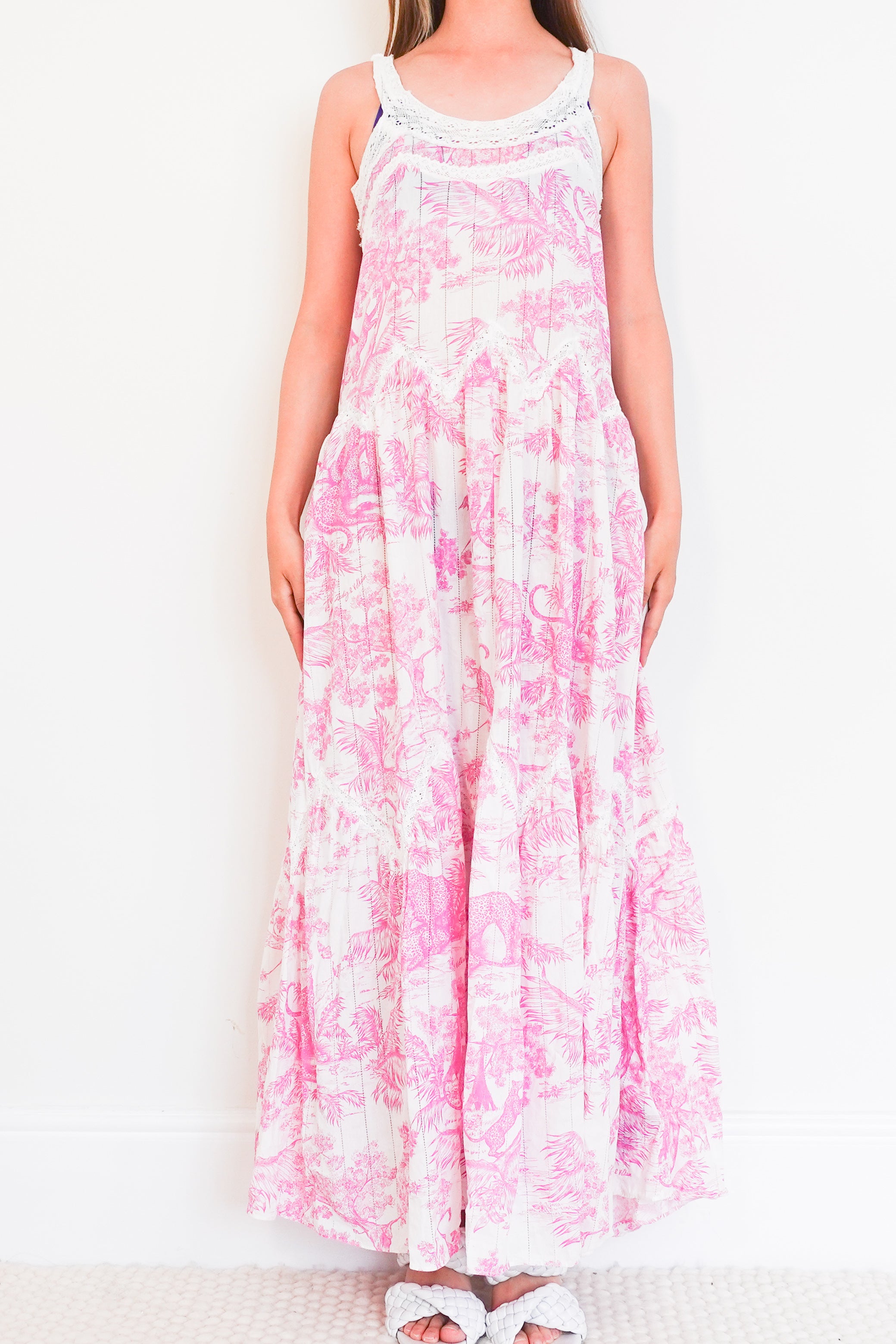 Recloud toile de jouy maxi dress RRP £600