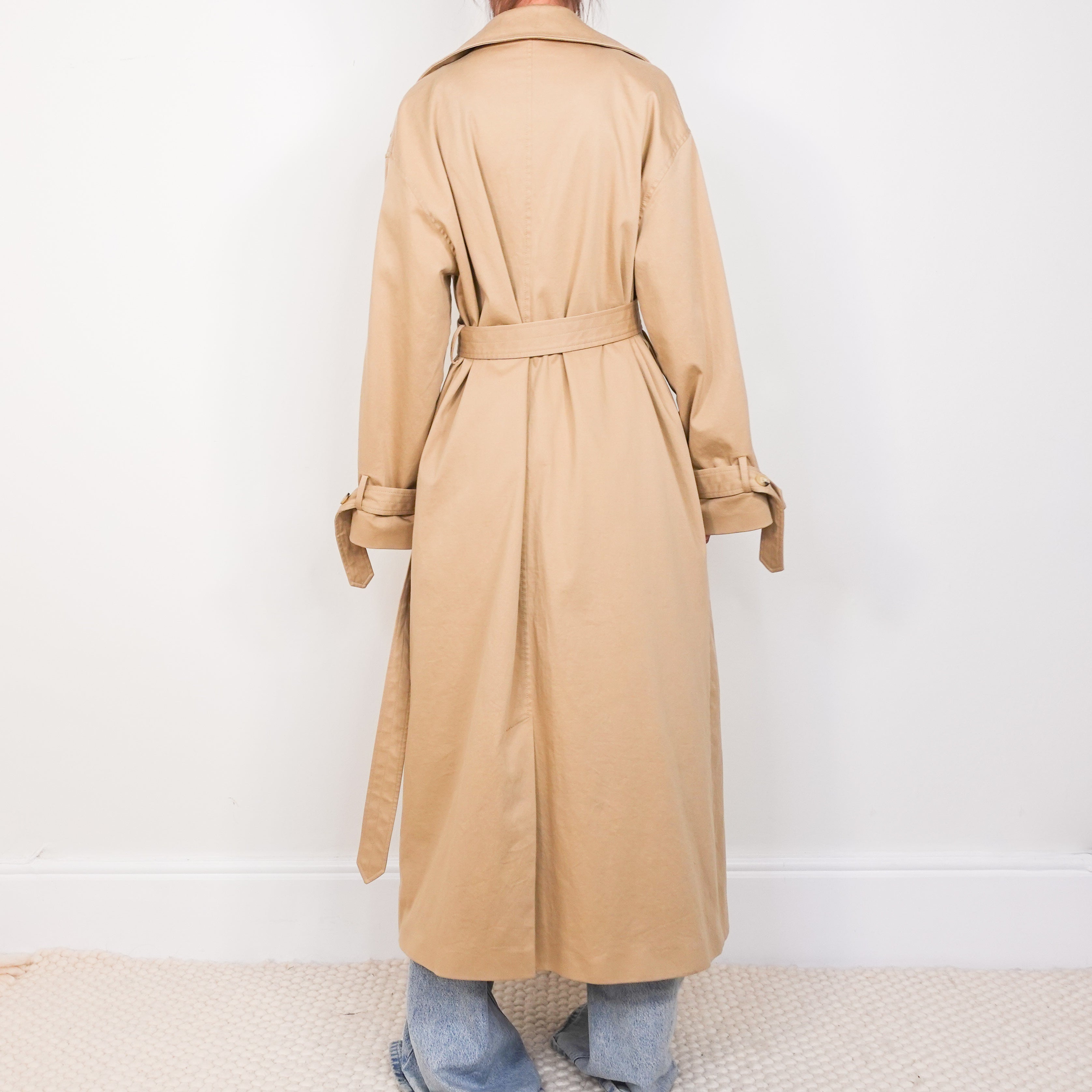 Beige cotton trench coat RRP £295