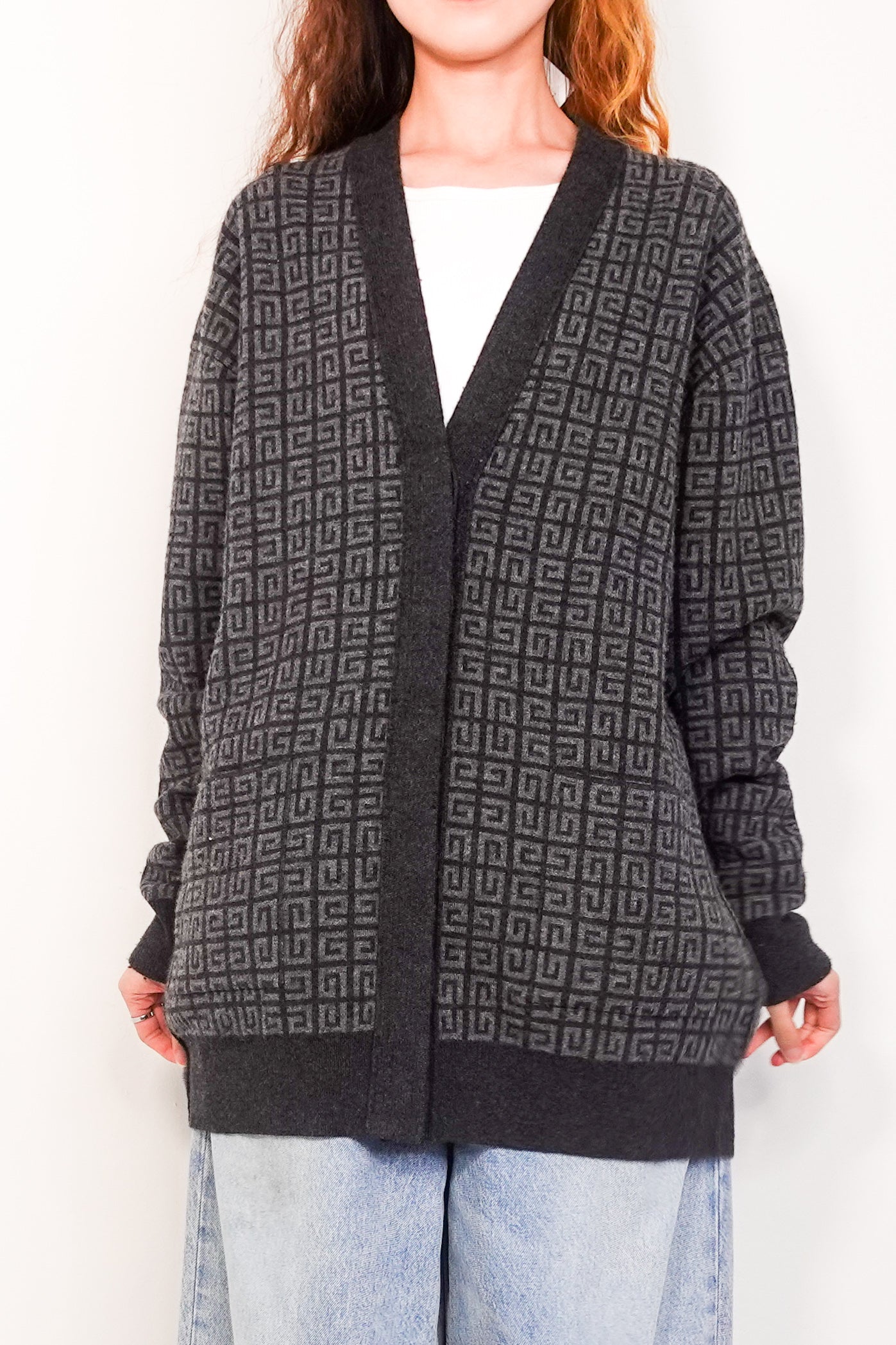 Cashmere grey cardigan RRP £1.2K