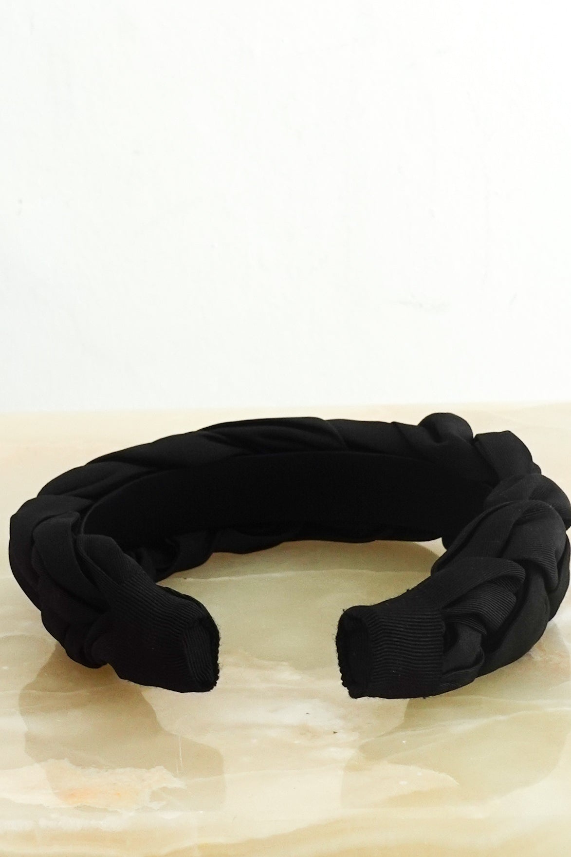 Black woven headband RRP £300