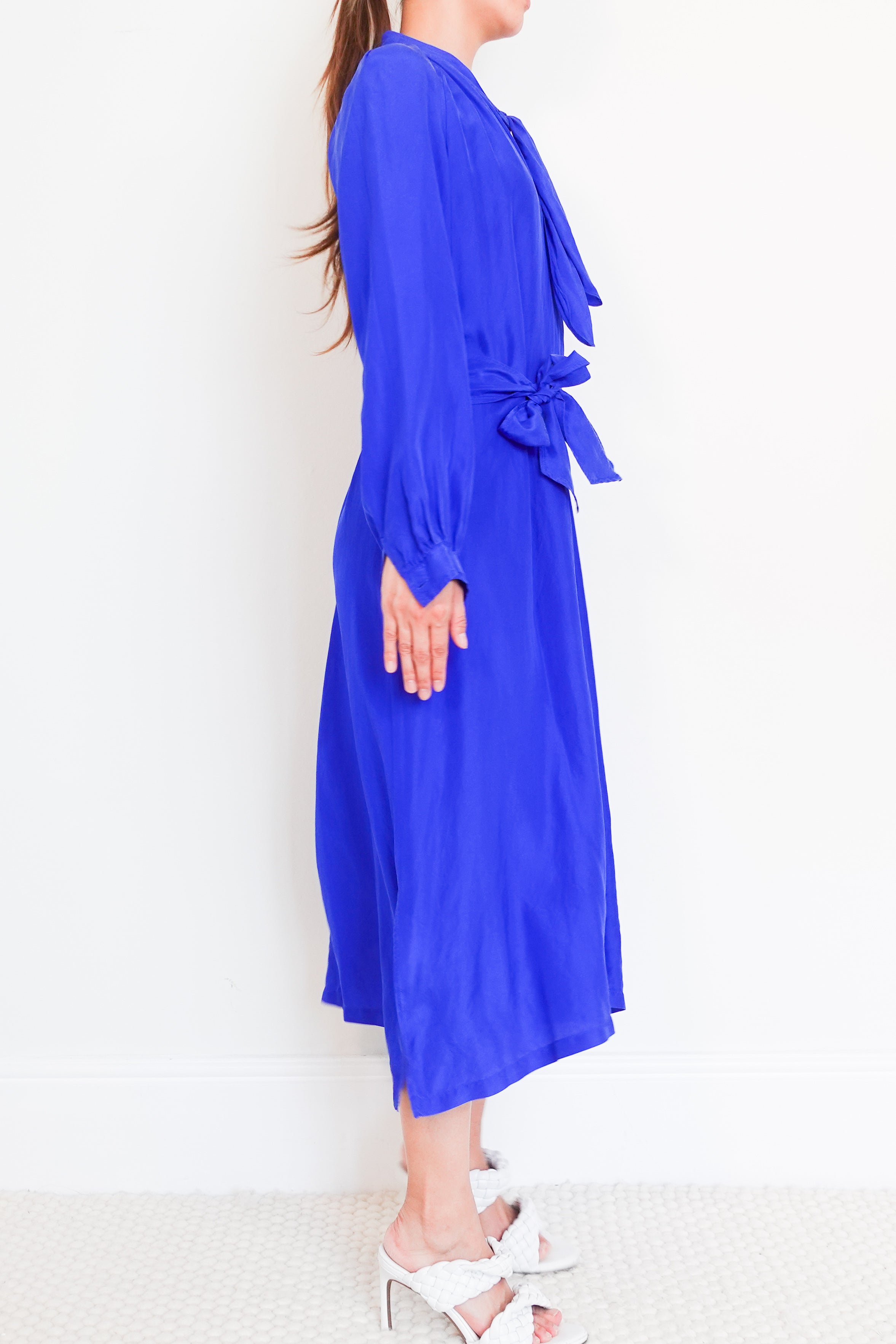 Silk blue dress RRP £700