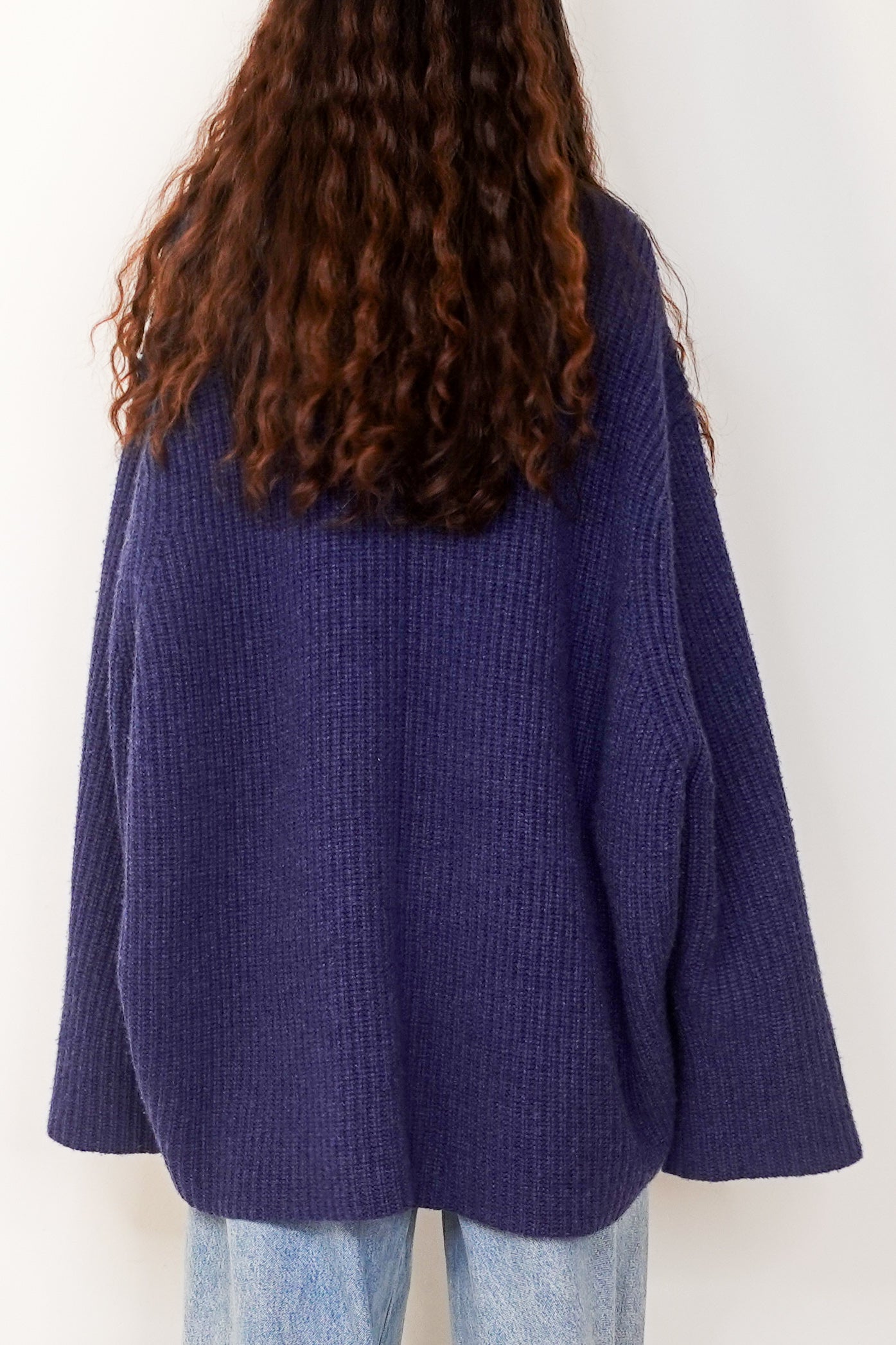 Duo coloured cashmere knit sweater RRP £1.2k