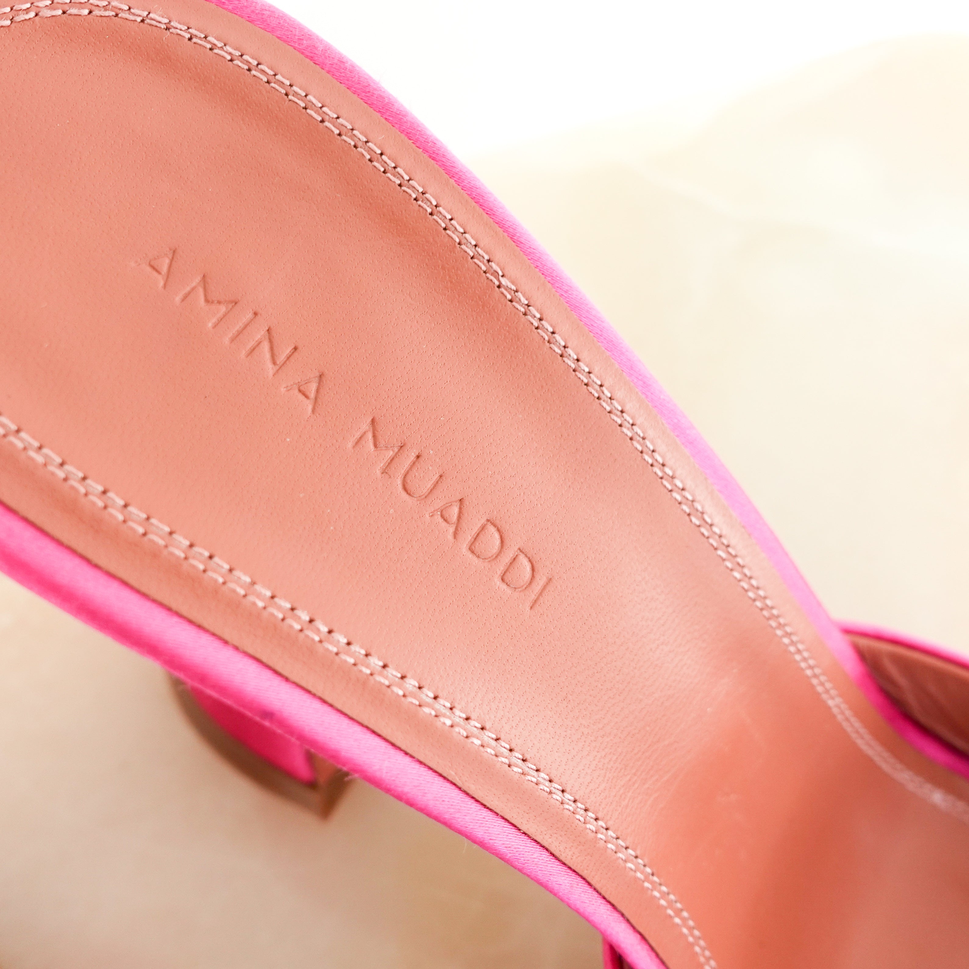 Pink lupita mules RRP £565