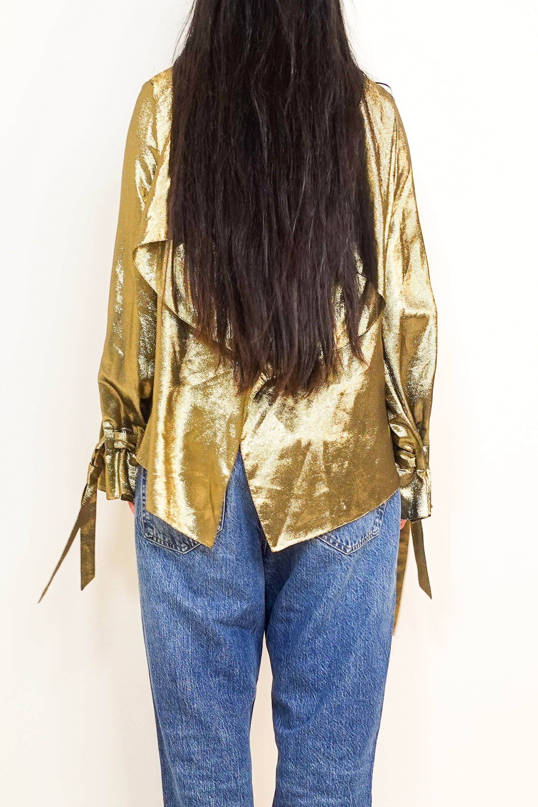 Gold blouse RRP £300