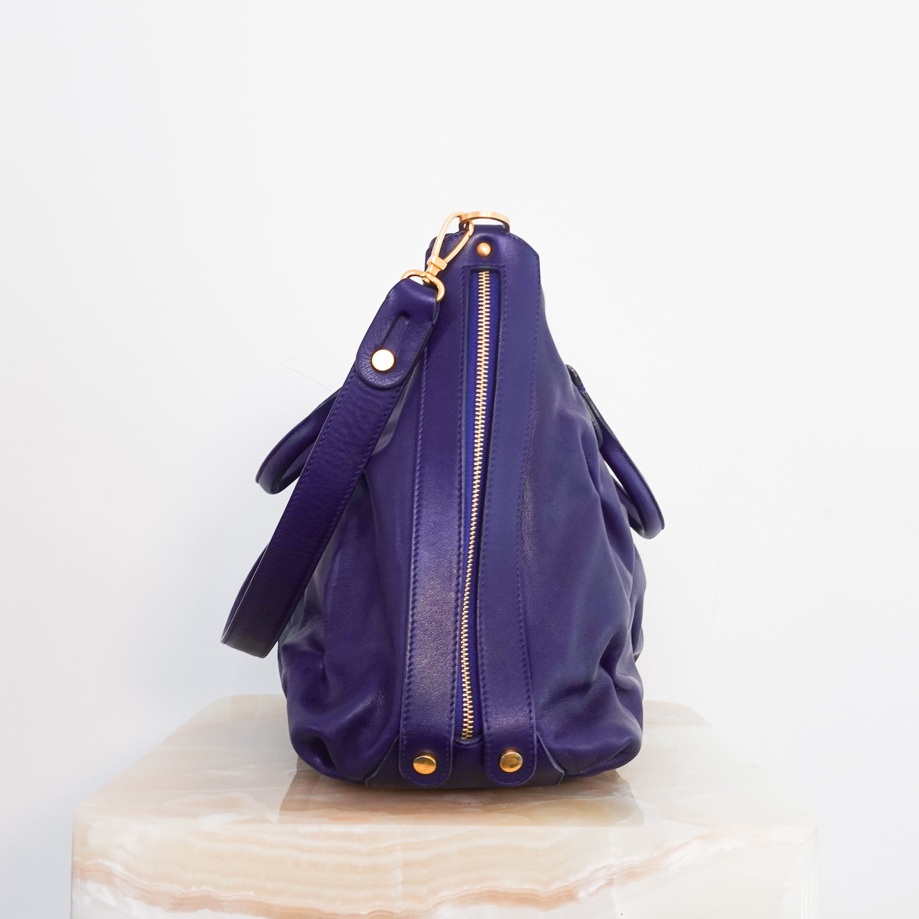 crossbody purple tote bag RRP £700