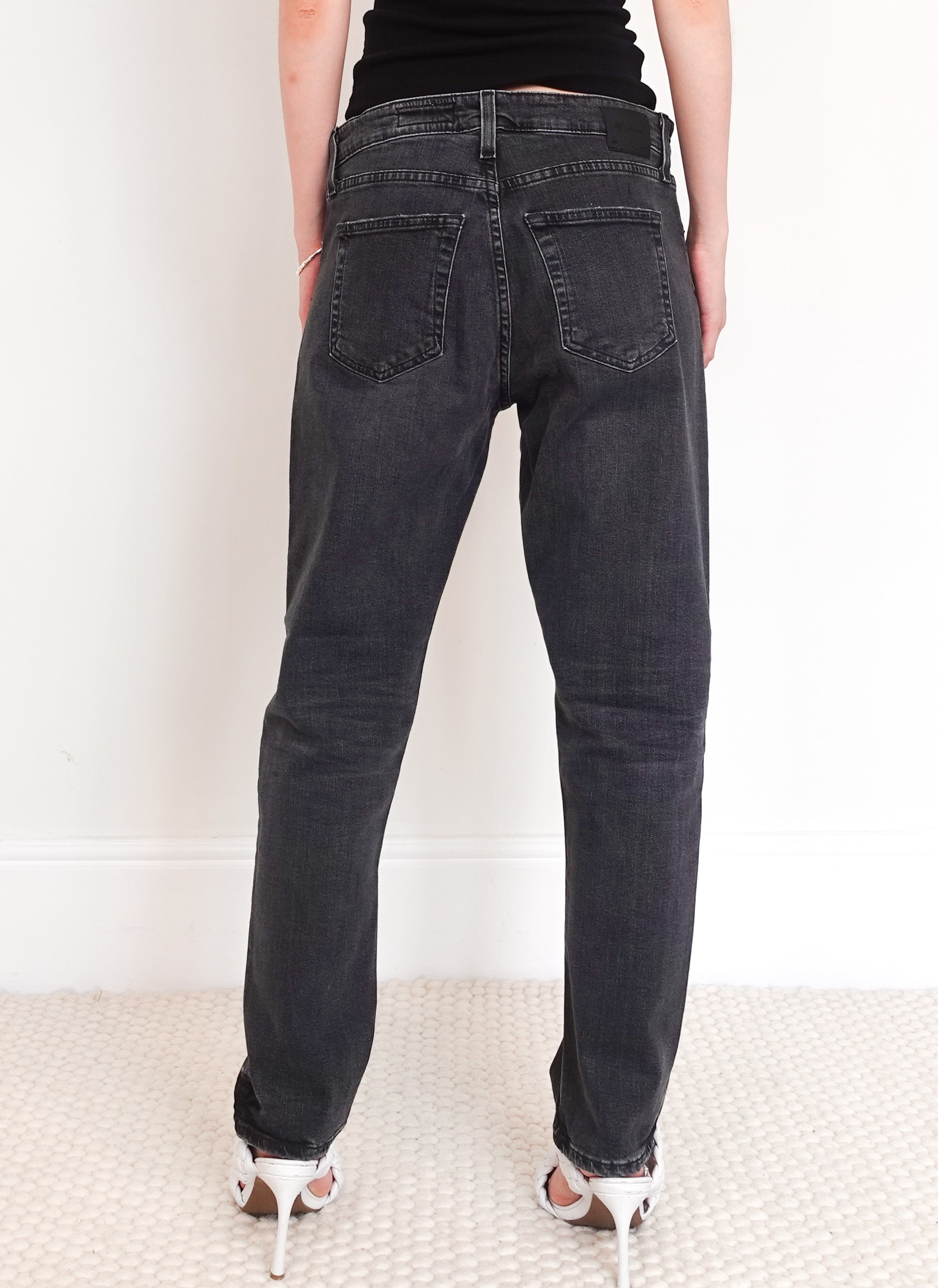 Dark wash ex-boyfriend jeans RRP £250