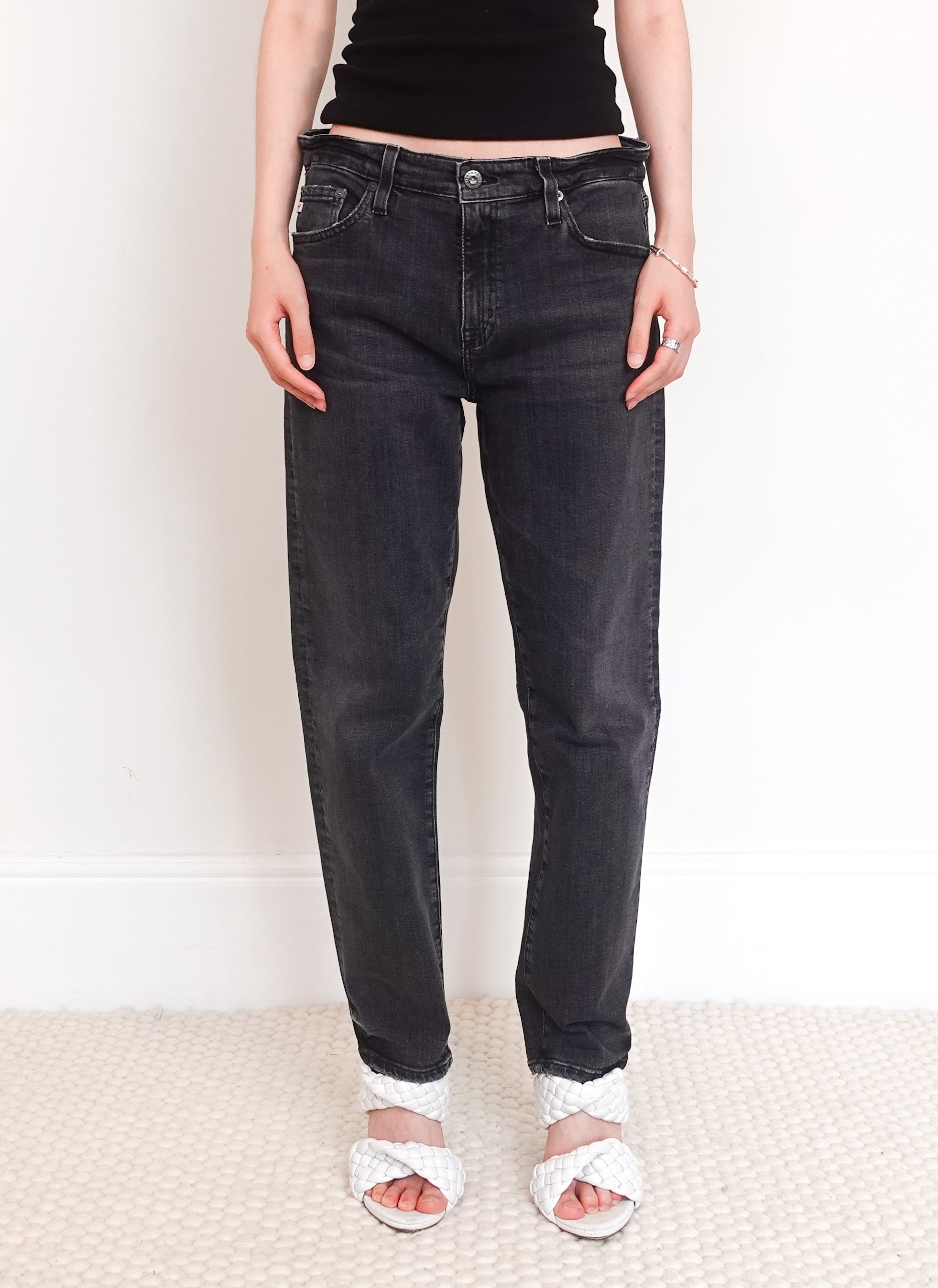 Dark wash ex-boyfriend jeans RRP £250