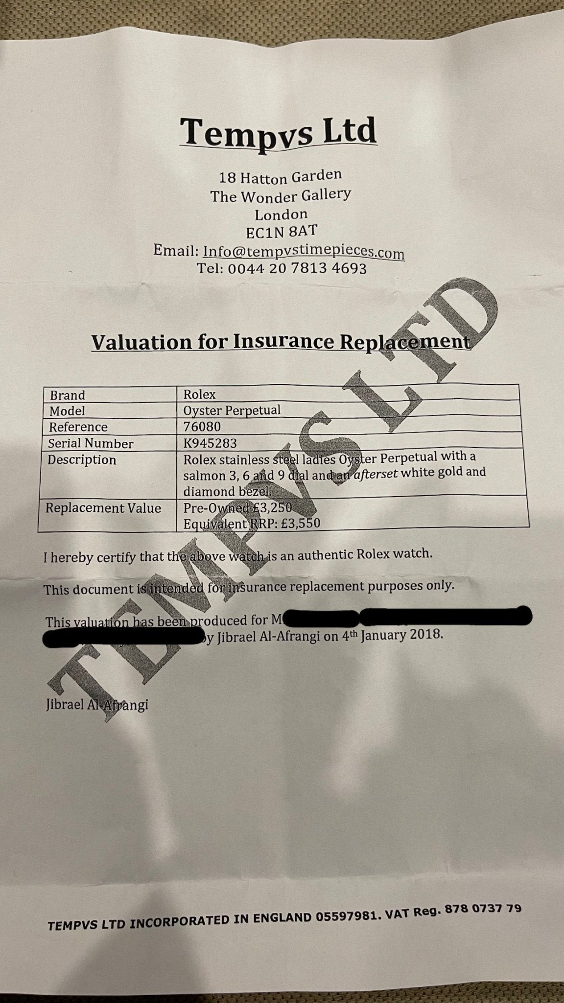 Rolex Ladies Oyster Perpetual 26 Watch | Authentic Preloved FINAL SALE