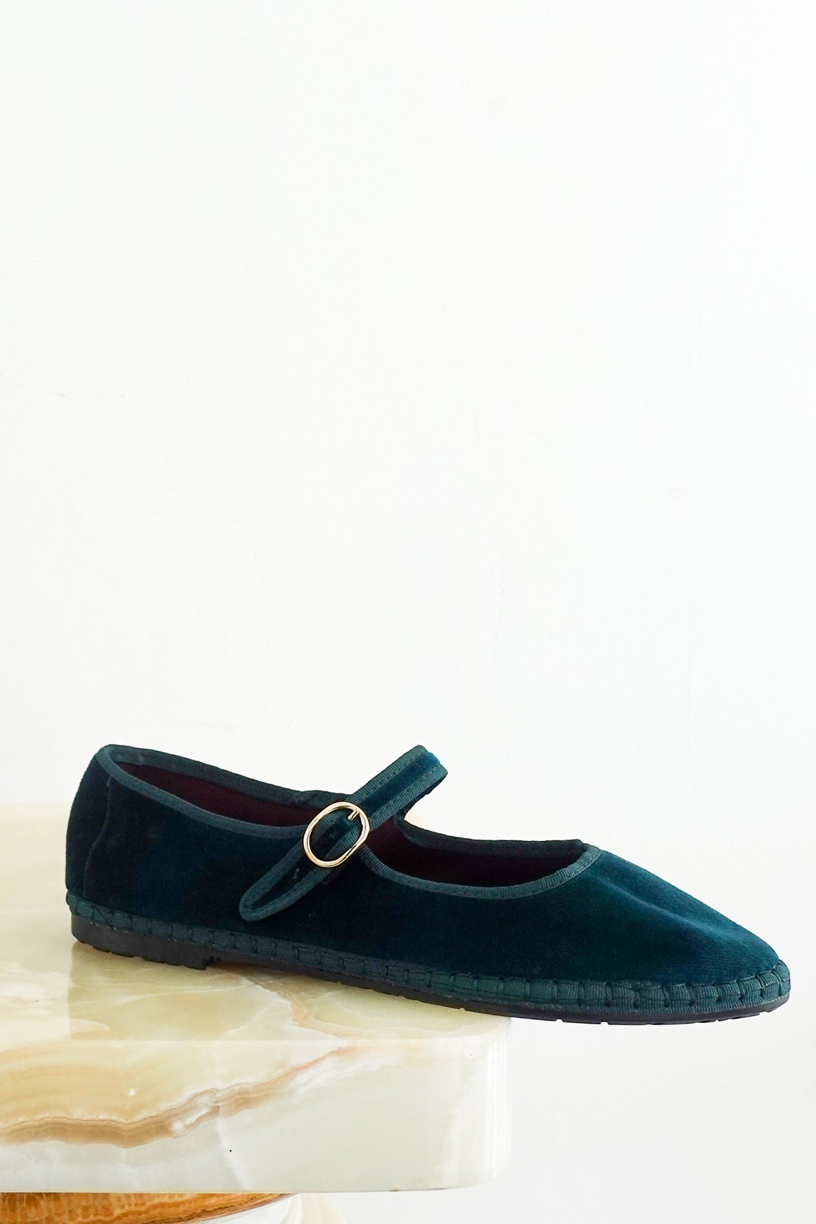 NEW Green Suede Mary Jane flats RRP £118