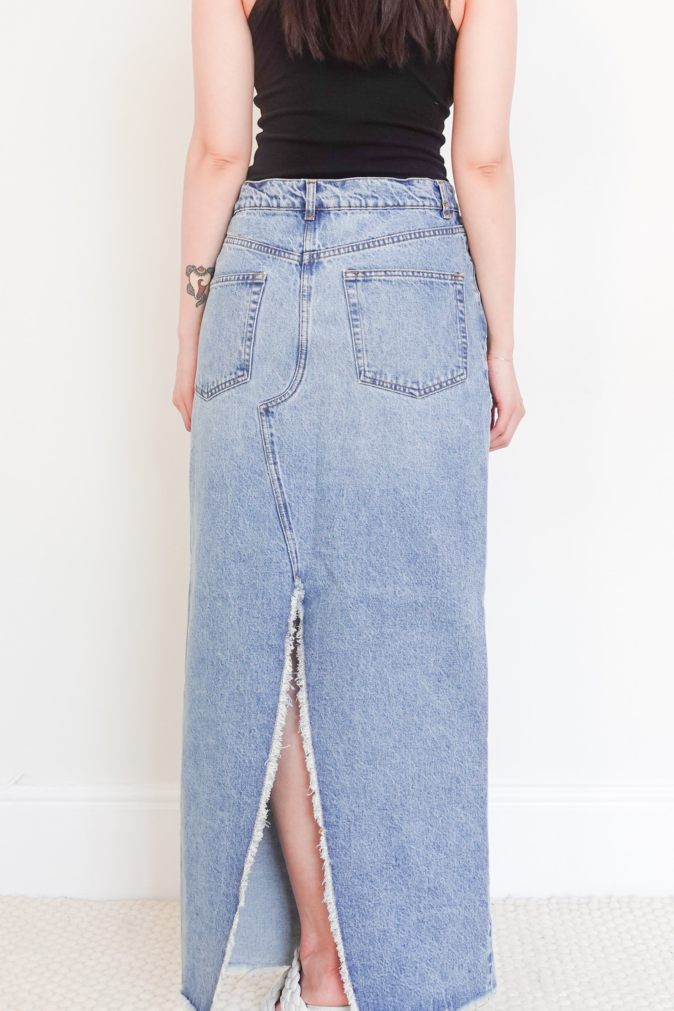 Maxi denim skirt RRP £165