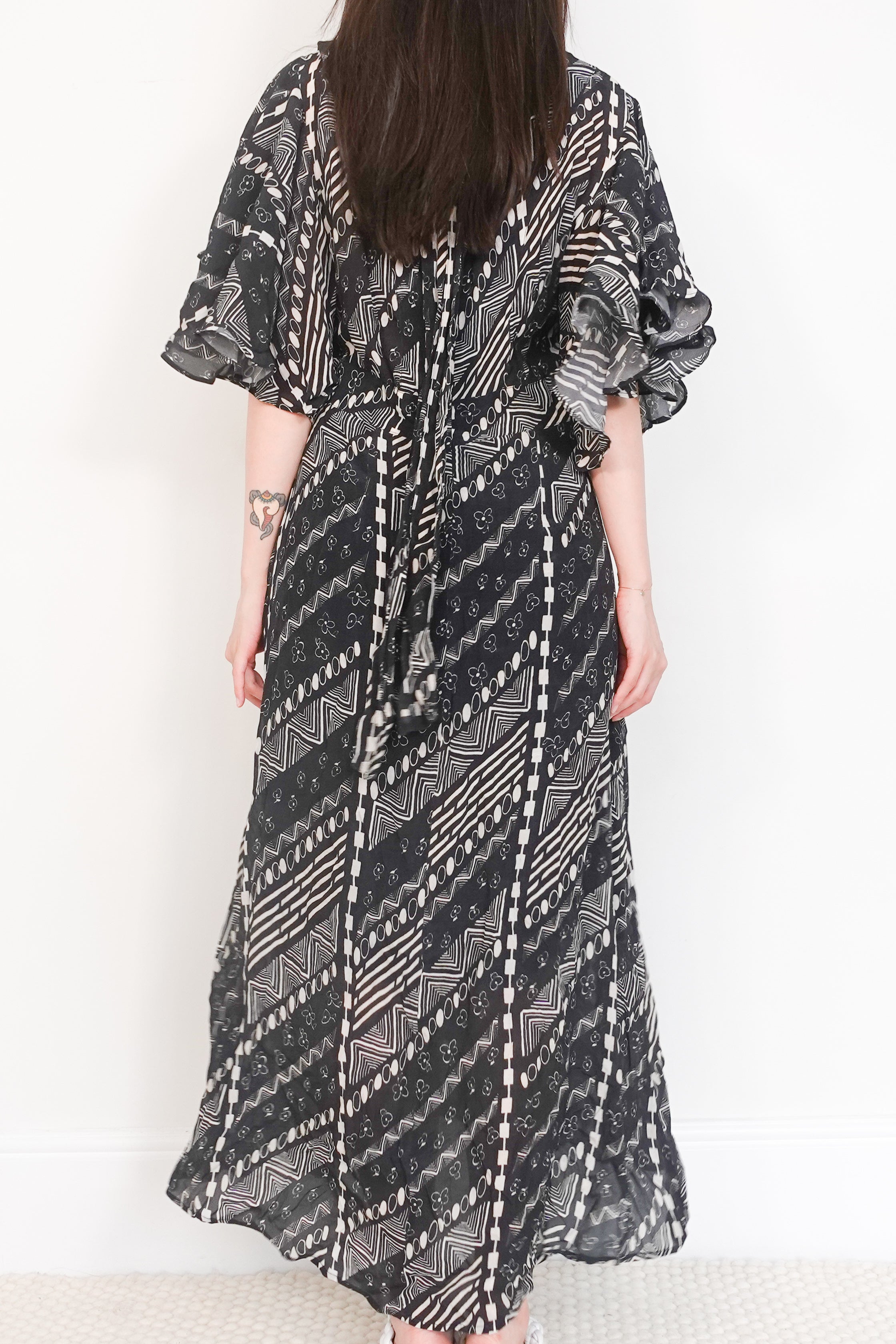 Patterned maxi dress RRP £125