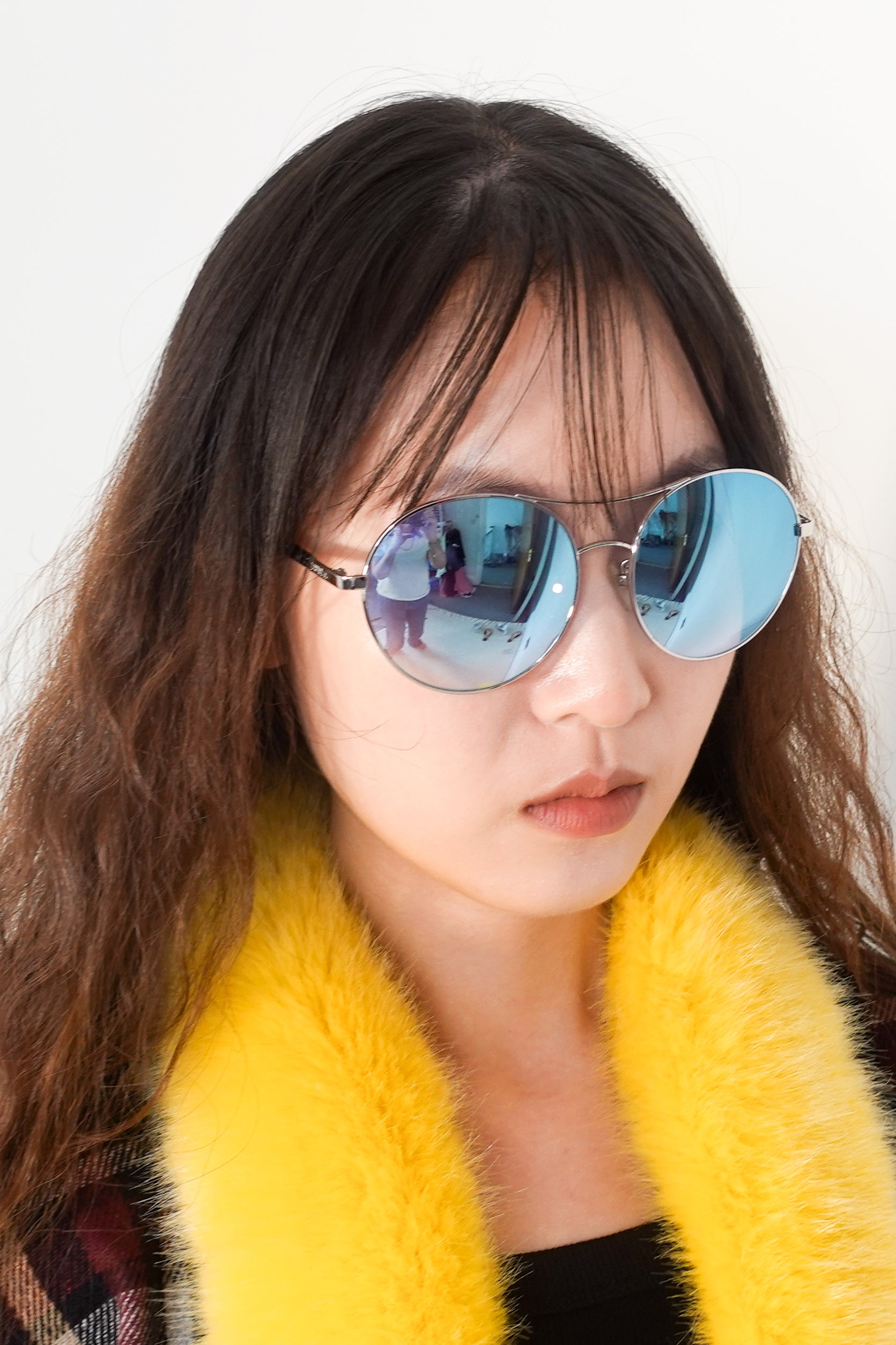 Oversized round sunglasses