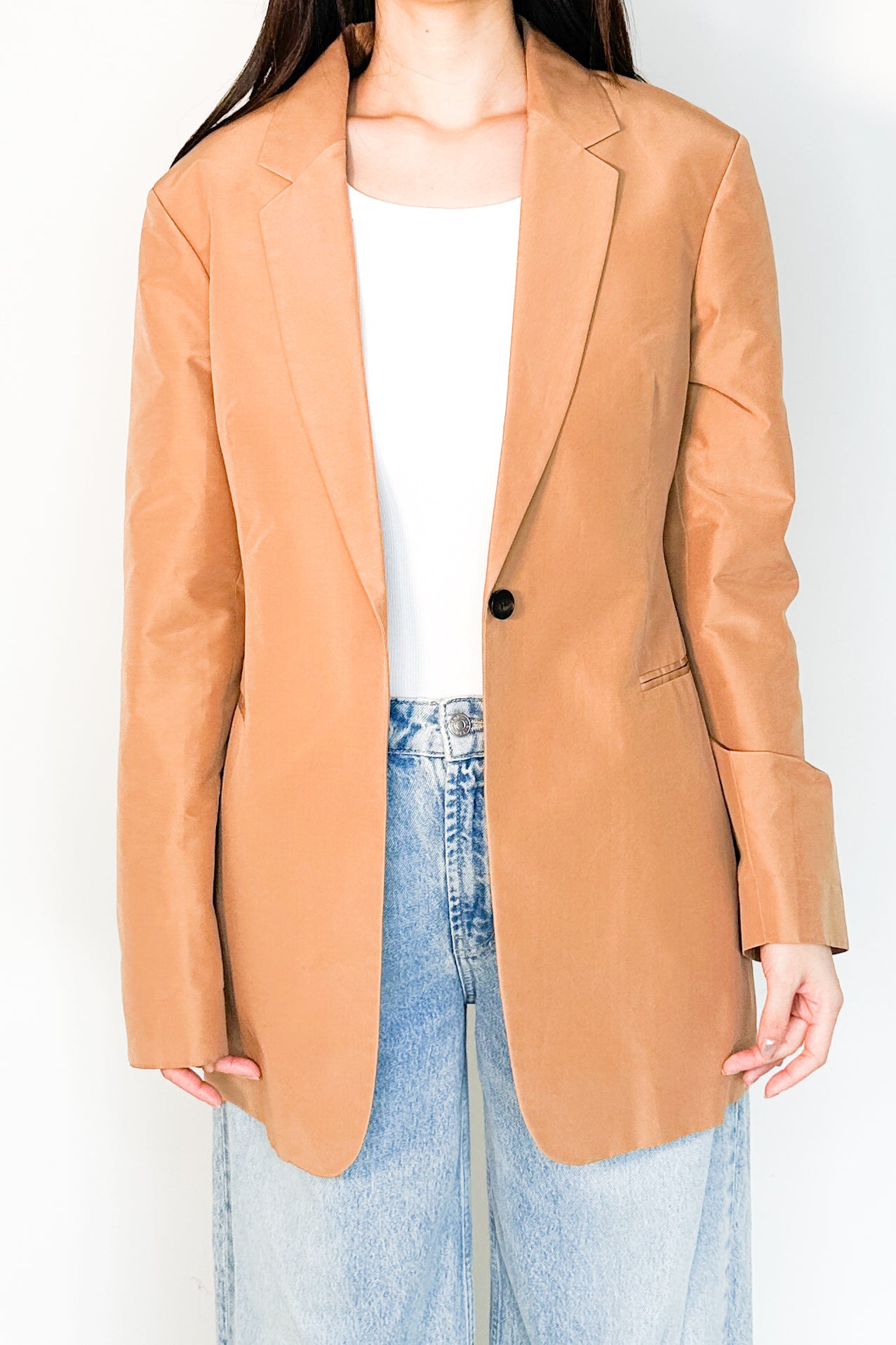 tan boyfriend blazer RRP £500