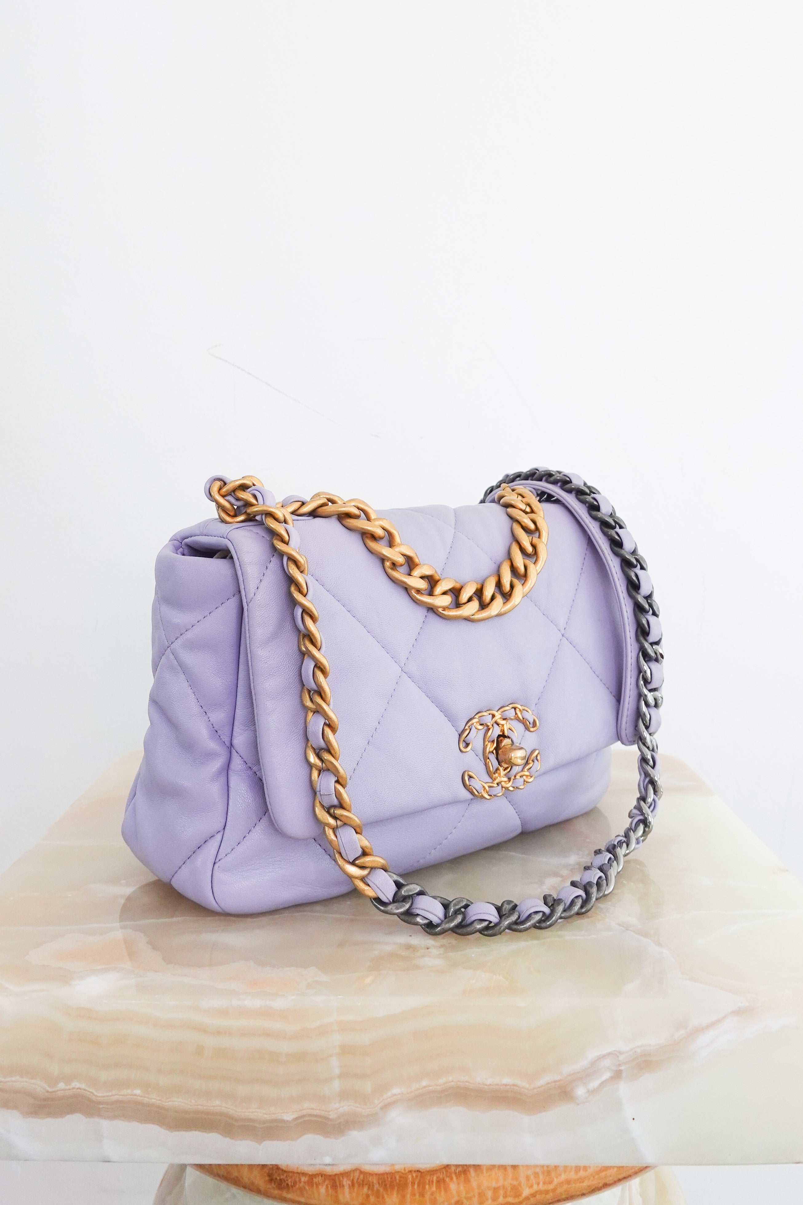 19 flap bag Light purple RRP £5590