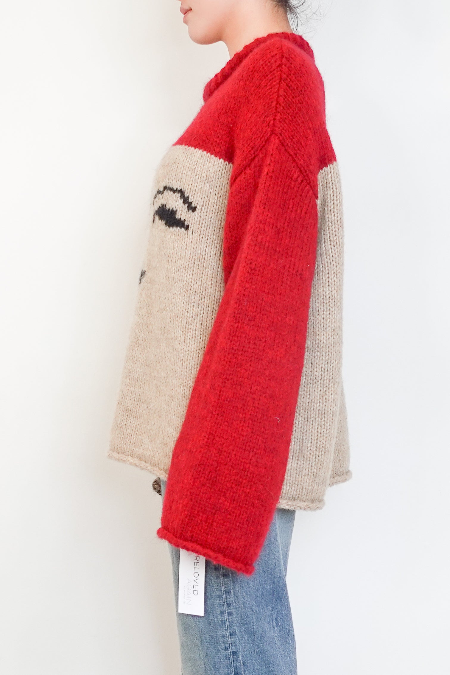 ALEXA CHUNG Limited Edition The Face Oversized Jumper SOLD OUT RRP £500 | Authentic Preloved