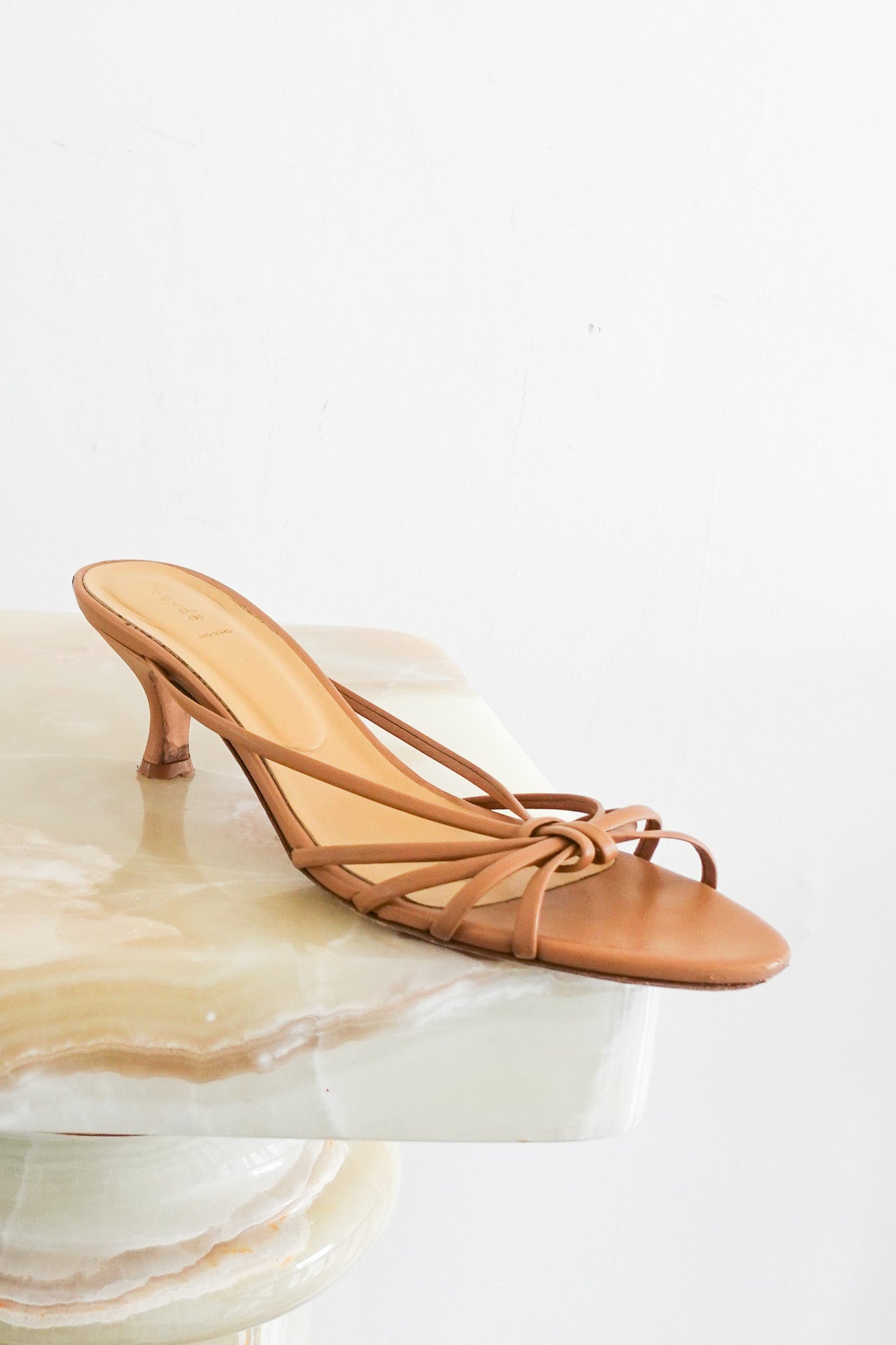 Aeyde Olga Kitten Heel Mules RRP £320 | Preloved and Authentic