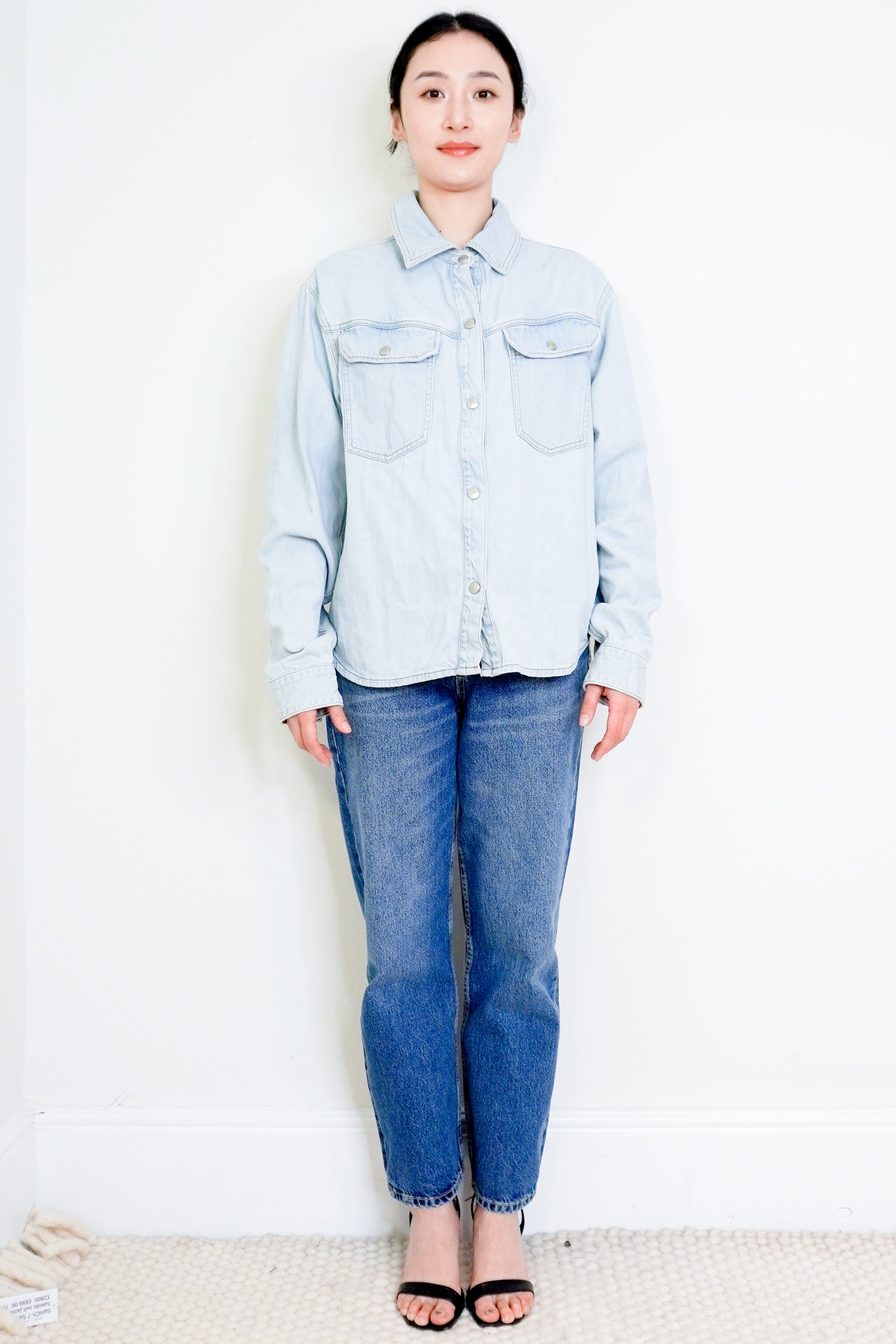 Agolde-Light-Blue-Nola-Shirt-front-picture-Chelsea-London