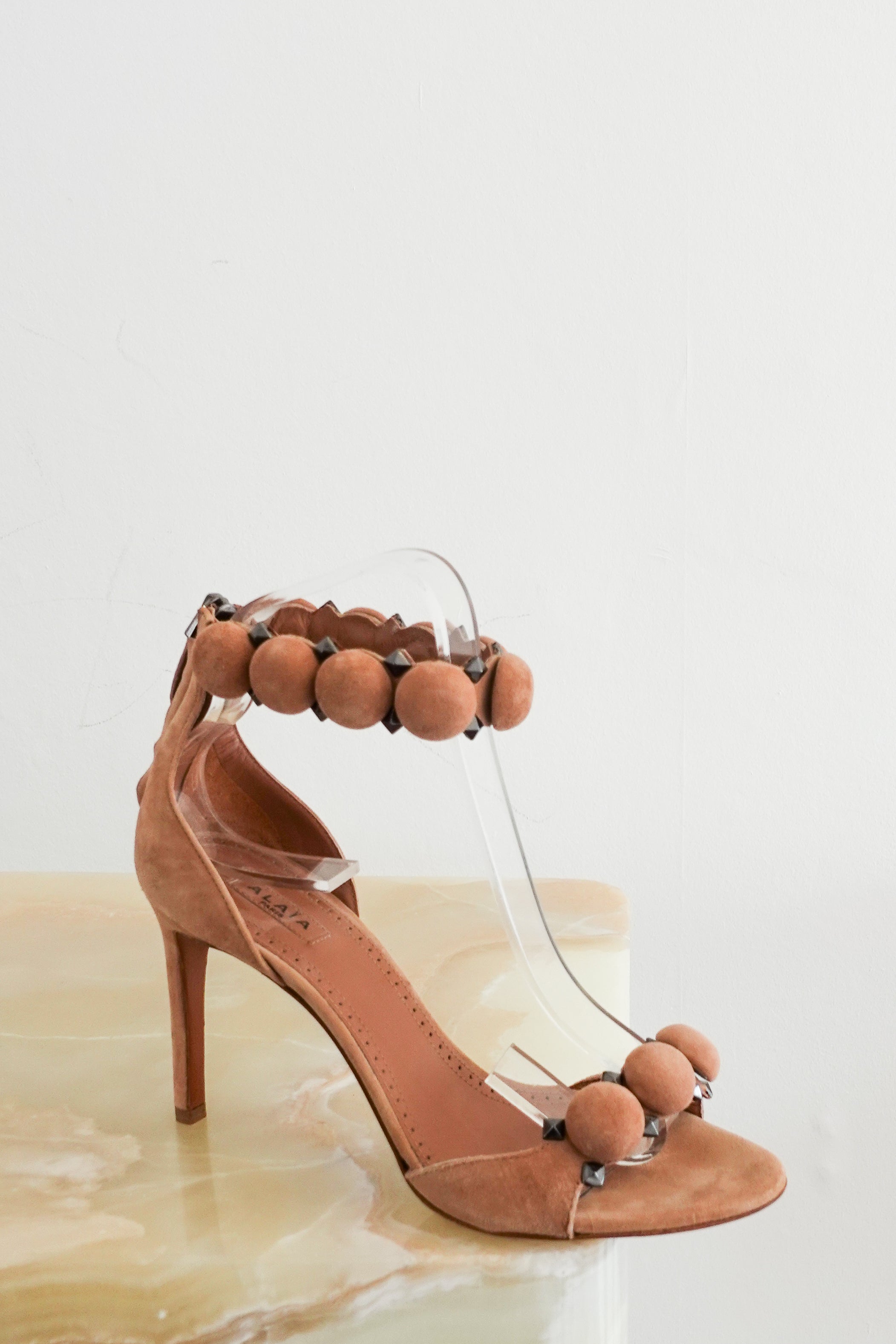 Alaia Bombe Studded Heels