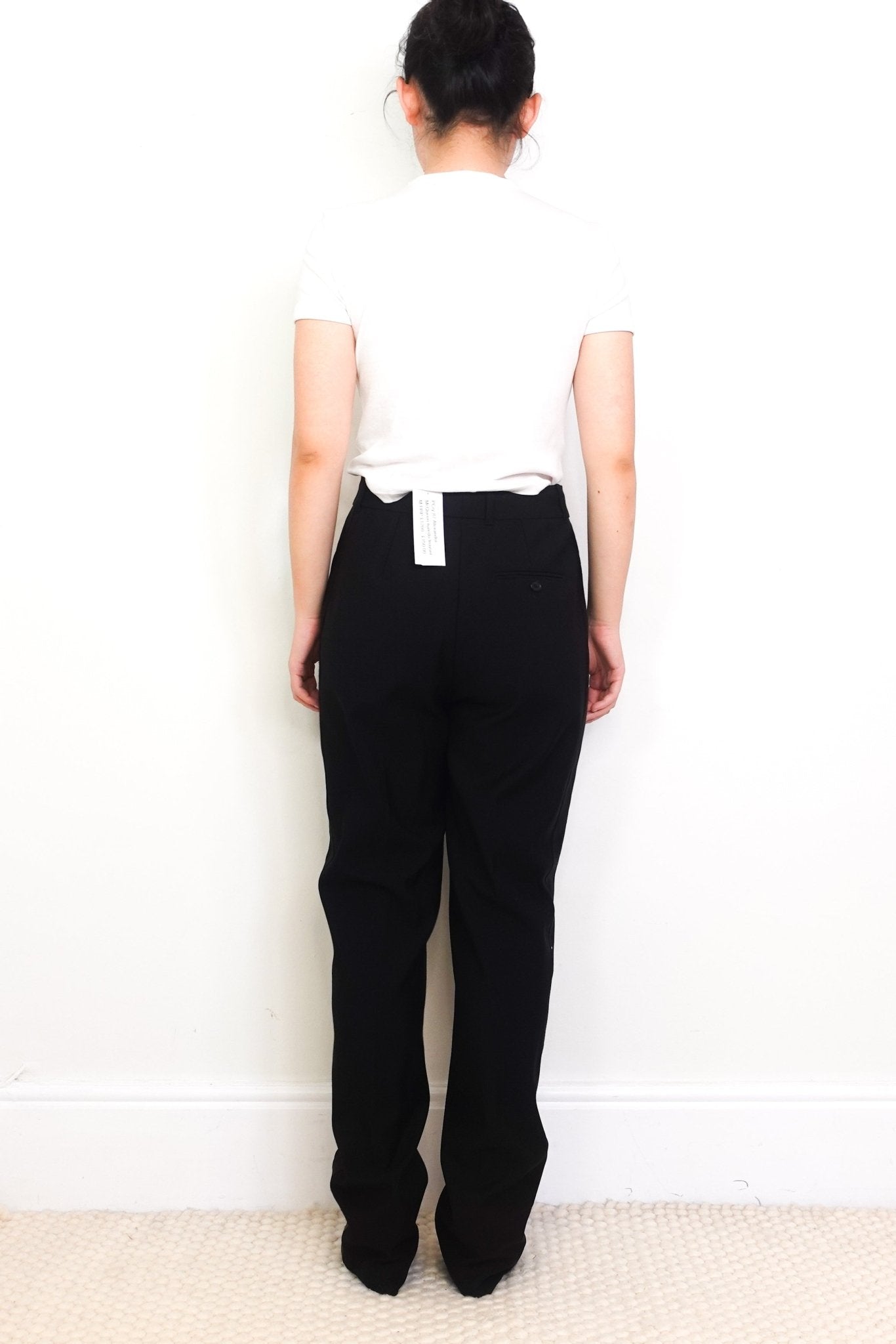Alexander McQueen Black Tuxedo Trousers RRP £1200 | Authentic Preloved - Reloved Again