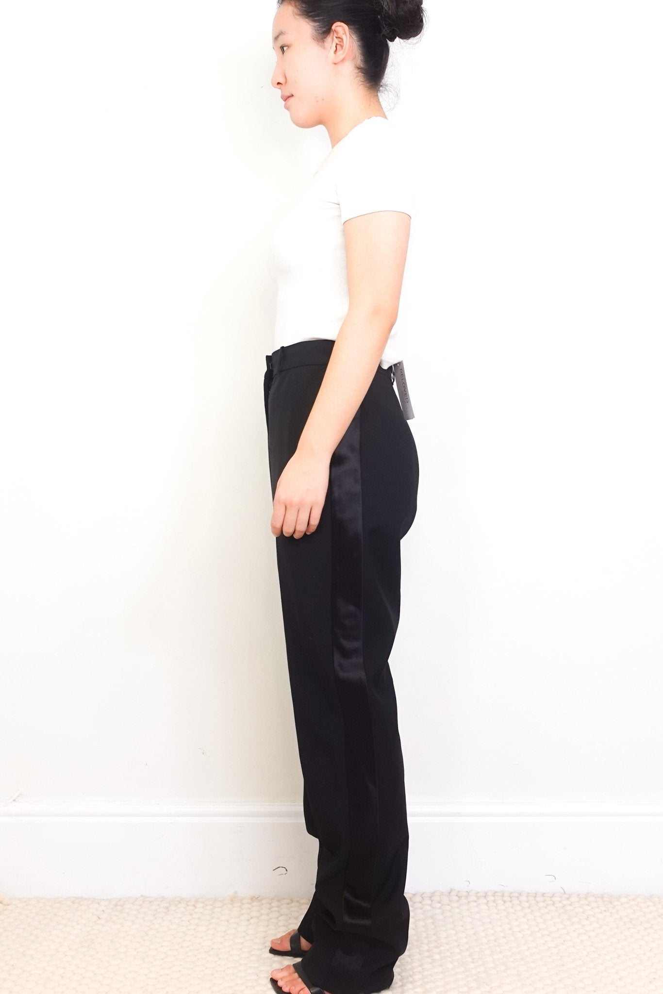 Alexander McQueen Black Tuxedo Trousers RRP £1200 | Authentic Preloved - Reloved Again