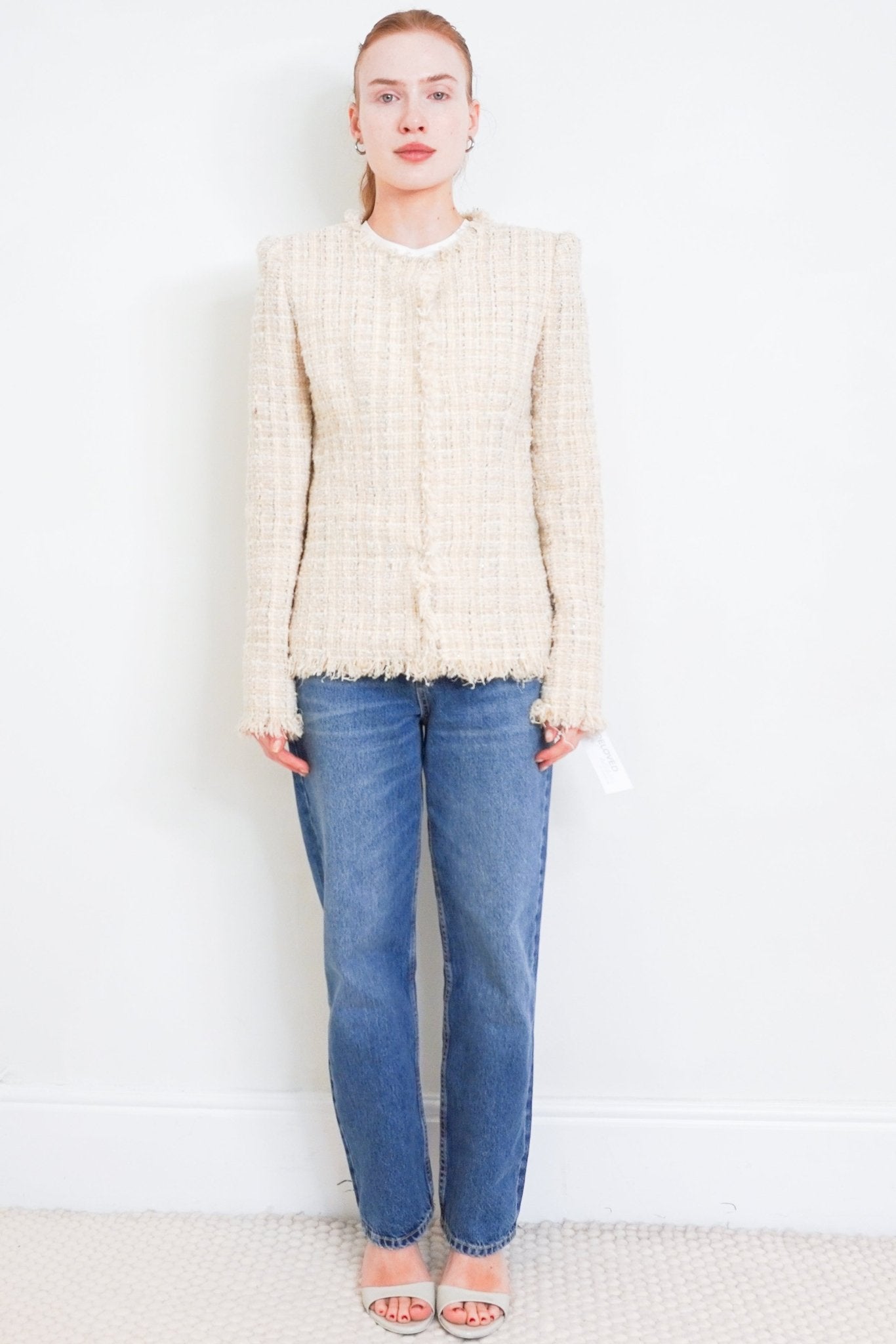 Alexander-McQueen-Cream-Boucle-Jacket-front-picture-Chelsea-London