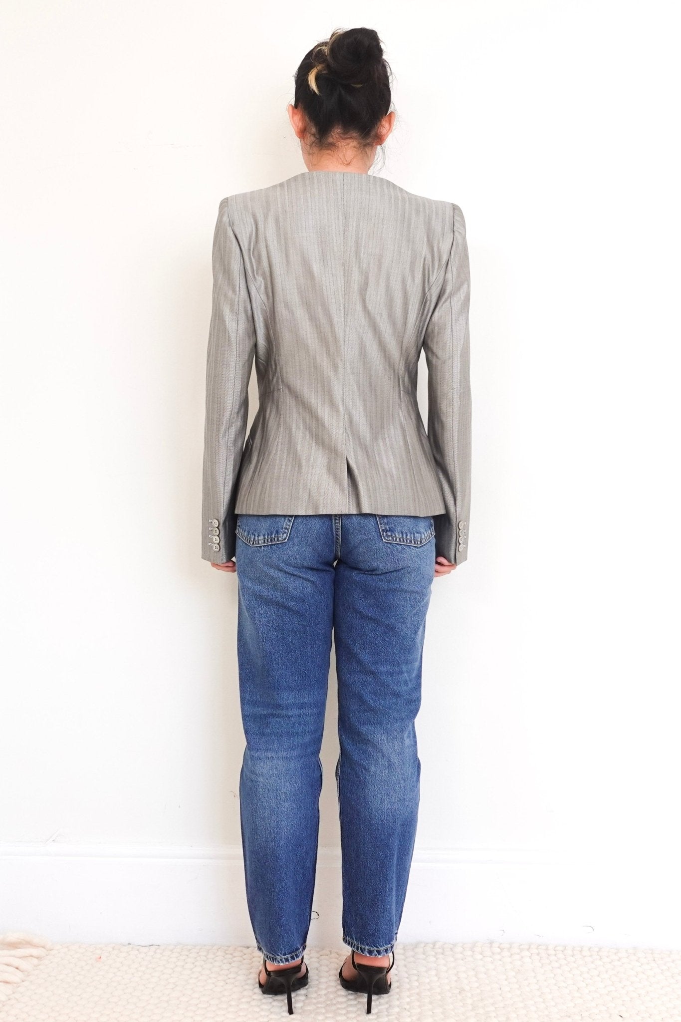 Alexander McQueen Herringbone Suit skirt and trousers Set | Authentic Preloved - Reloved Again