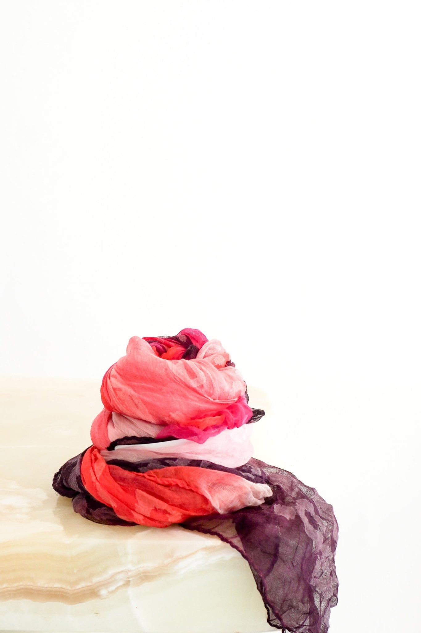 Alexander McQueen Pink Gradient Skull Scarf (RRP £280) | Authentic Preloved - Reloved Again