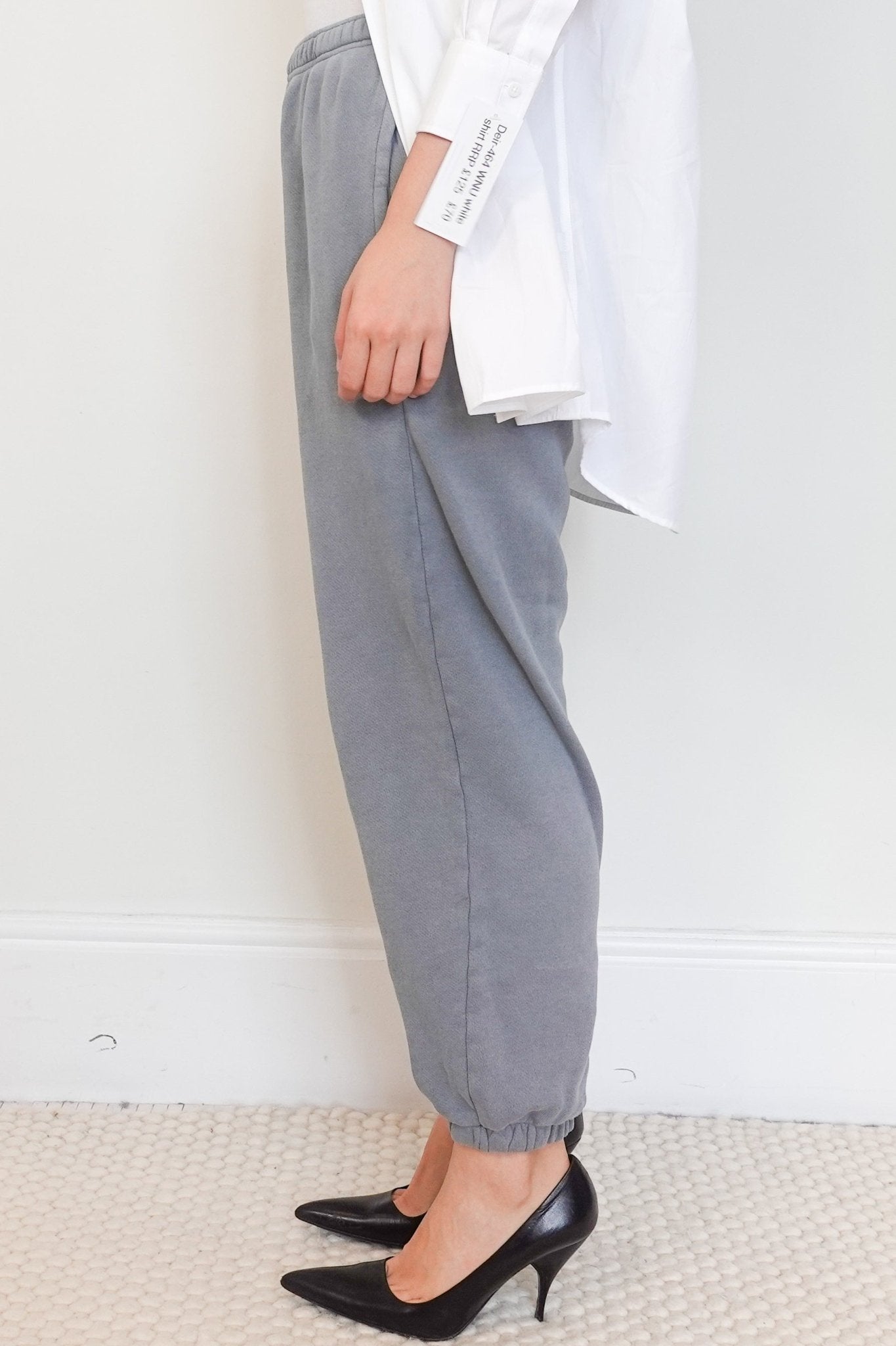 American Vintage Blue Cotton Sweatpants RRP £110 | Authentic Preloved - Reloved Again