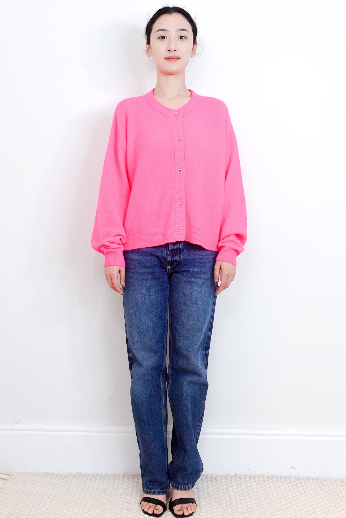 American Vintage Pink Crewneck Jumper RRP £165 | Authentic Preloved - Reloved Again