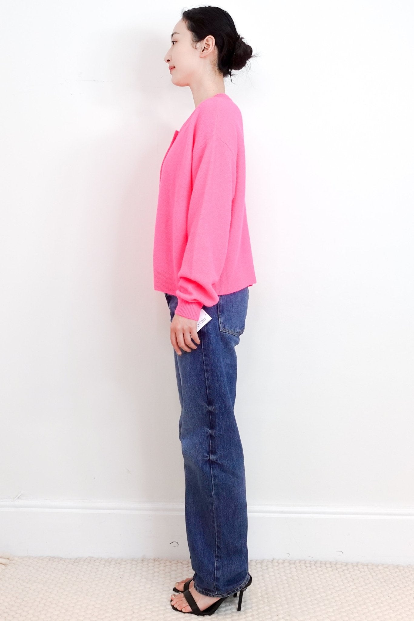 American Vintage Pink Crewneck Jumper RRP £165 | Authentic Preloved - Reloved Again