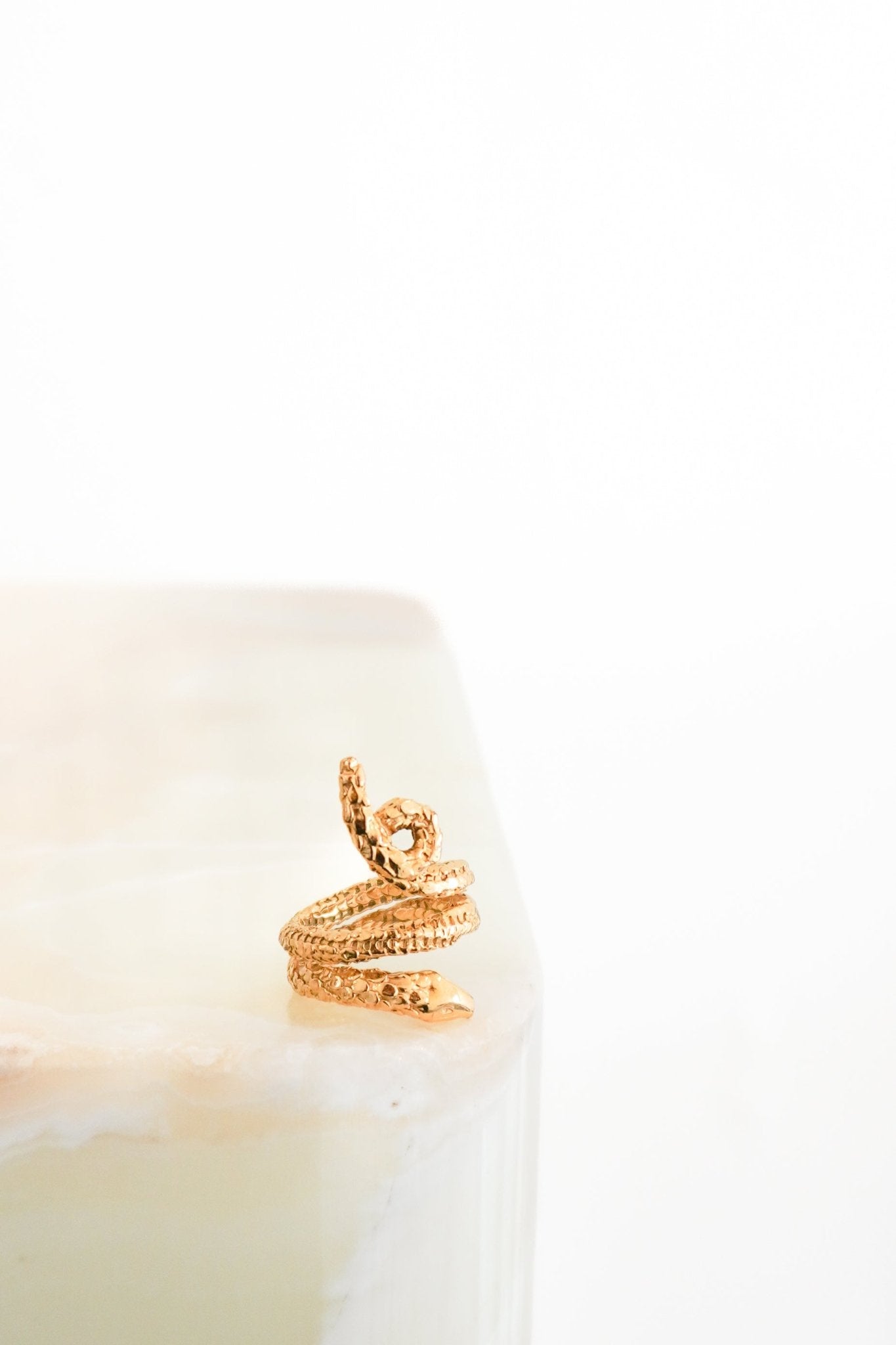 Ami Blastock Gold-Tone Snake Ring (RRP £295) | Authentic Preloved FINAL SALE - Reloved Again