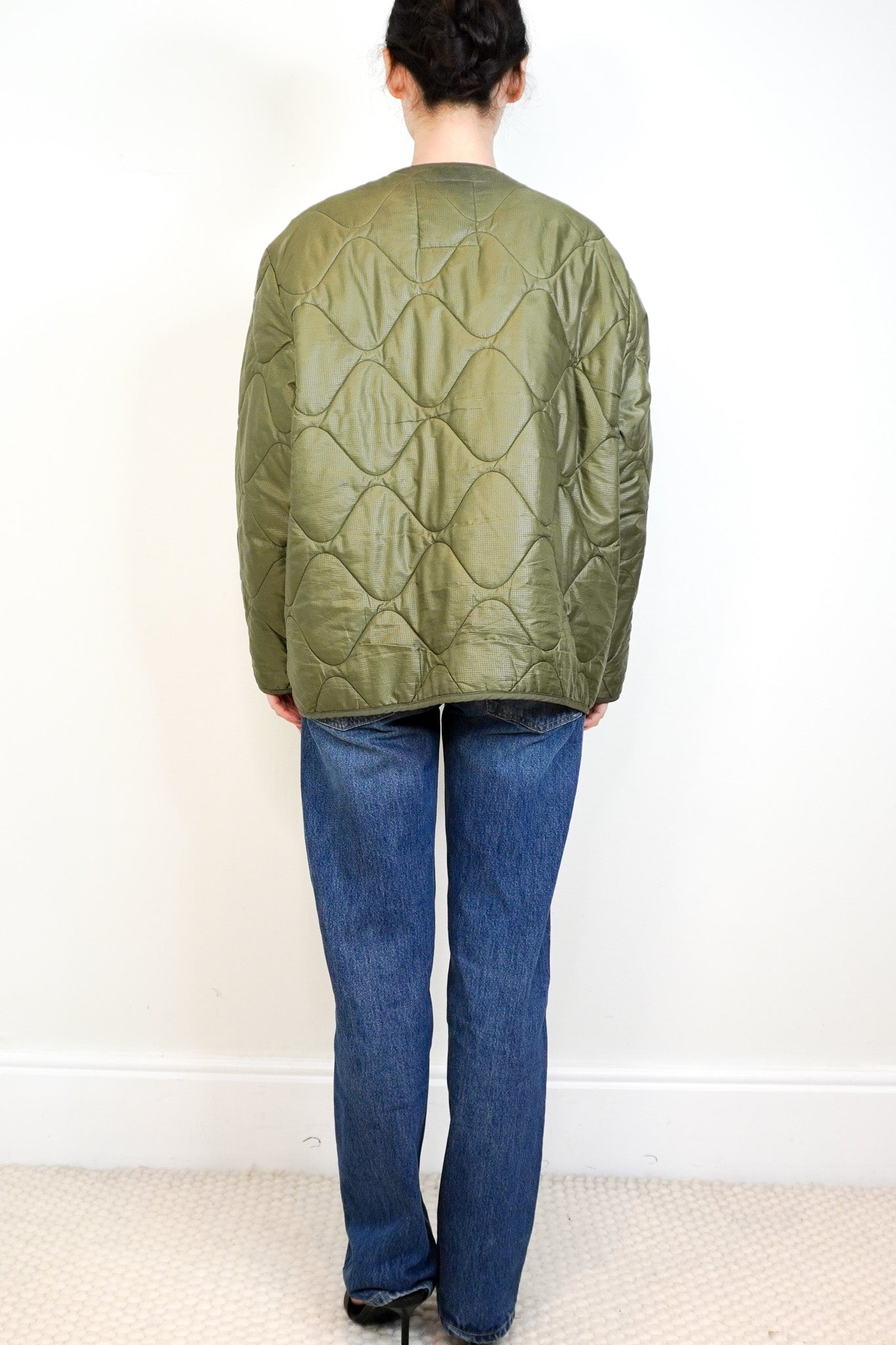 Anine Bing Andy Quilted Bomber Jacket RRP £290 | Authentic Preloved - Reloved Again