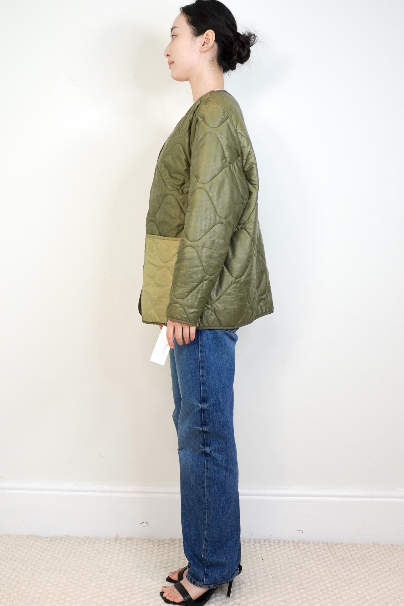 Anine Bing Andy Quilted Bomber Jacket RRP £290 | Authentic Preloved - Reloved Again